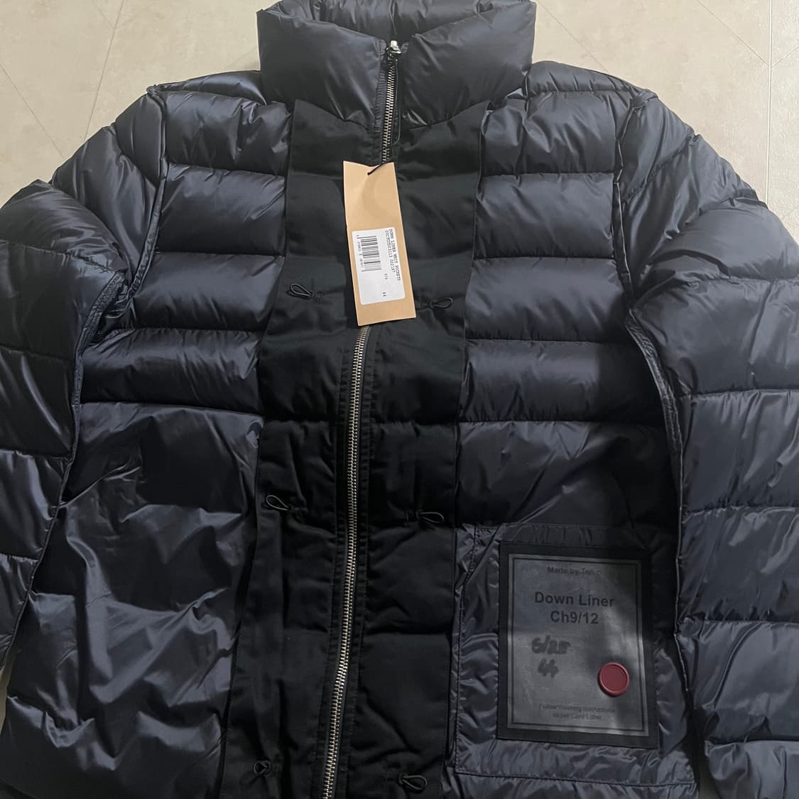새상품)텐씨 TenC 리버시블 다운 라이너 포켓 자켓 네이비 상품이미지2