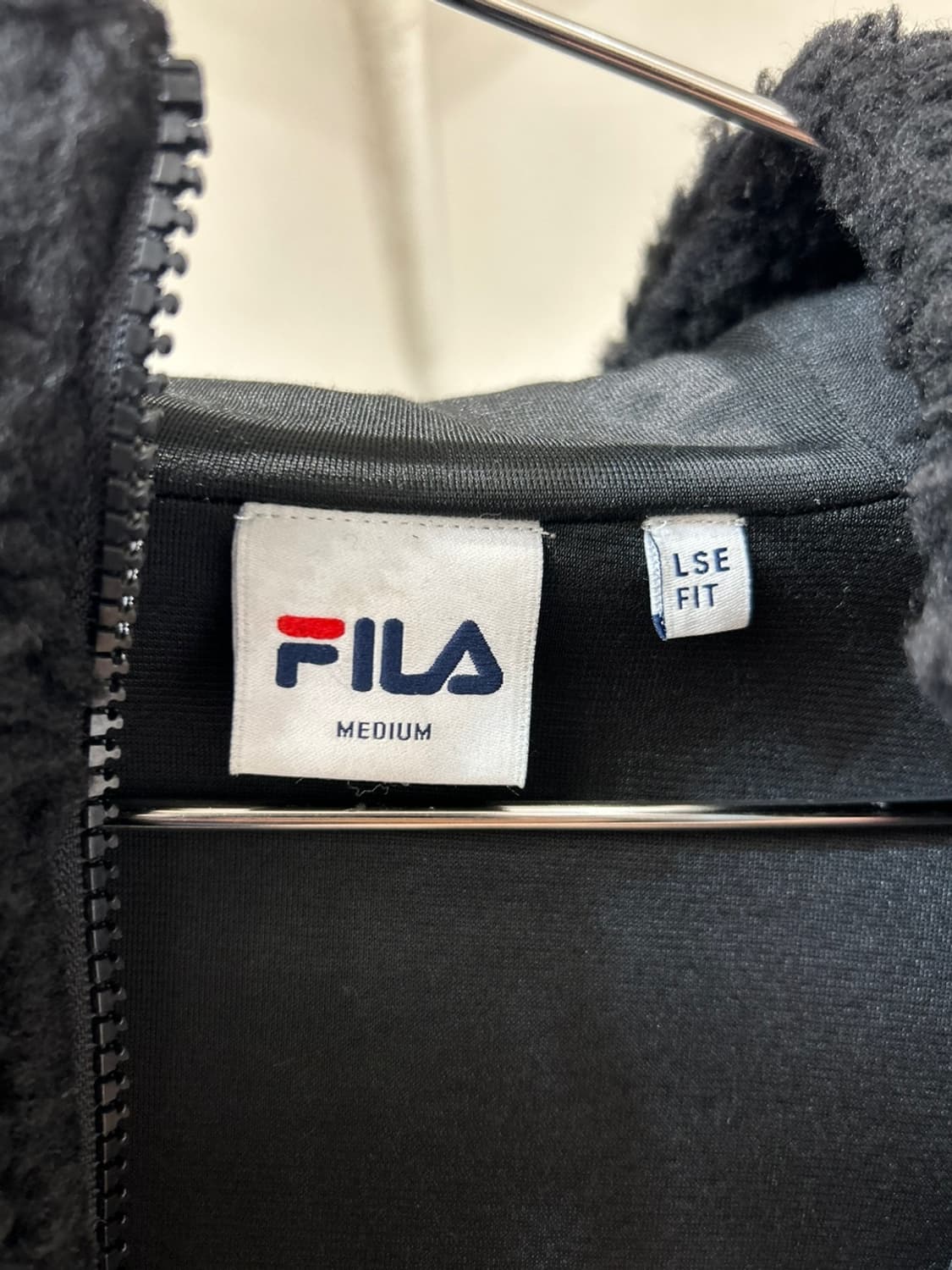 휠라 뽀글이 후리스 후드집업 상품이미지3