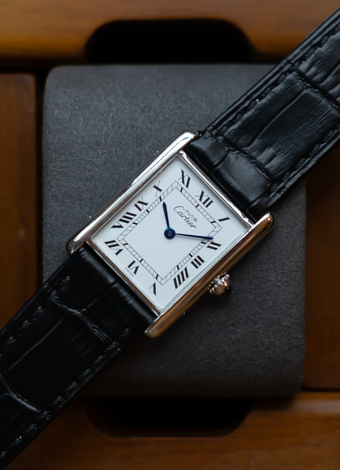 까르띠에 머스트 탱크 lm 쿼츠 시계 상품이미지1