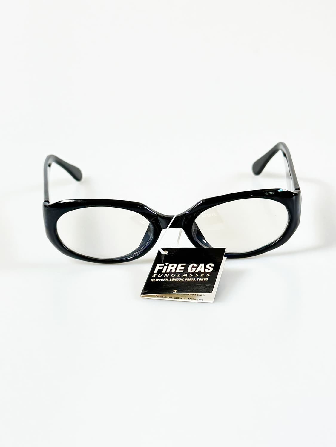 90s FIRE GAS 볼드 오벌 투명틴트 빈티지 선글라스 상품이미지2