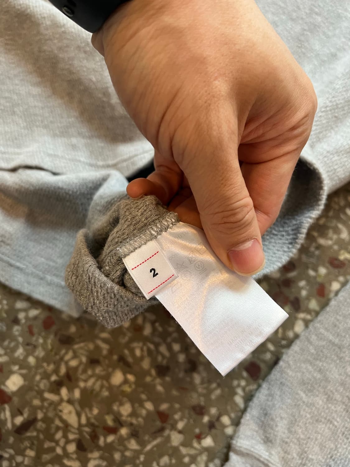 Visvim 비즈빔 써멀 그레이 긴팔티셔츠 상품이미지7