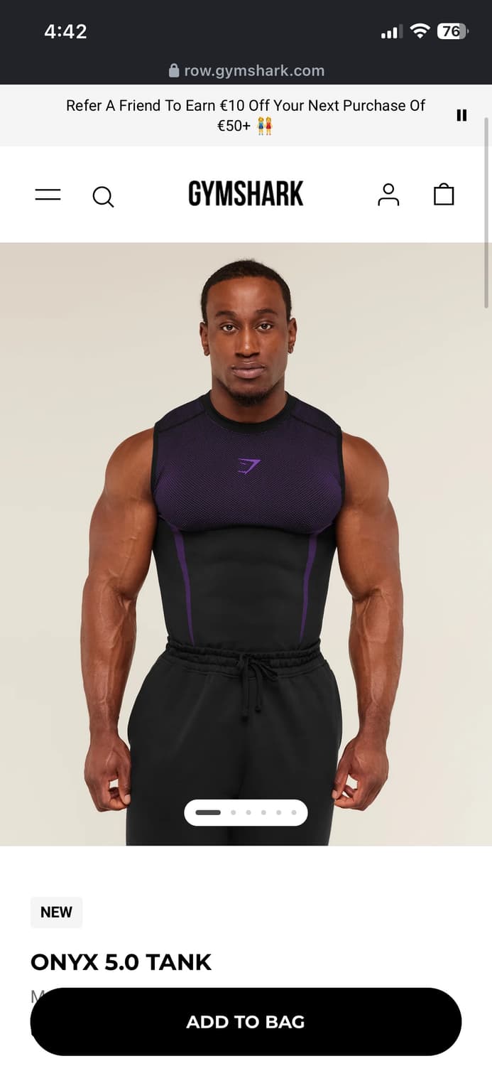 짐샤크 오닉스 v5 5.0 탱크탑 나시 모든컬러 상품이미지4