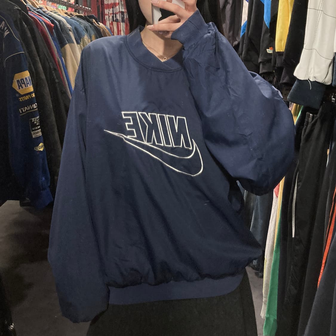 [IM]  나이키 빅로고 웜업 네이비 상품이미지3