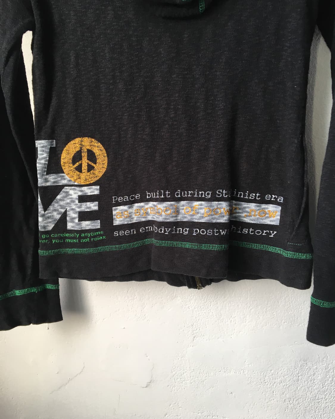 Stitch patch point hood zip up 상품이미지5