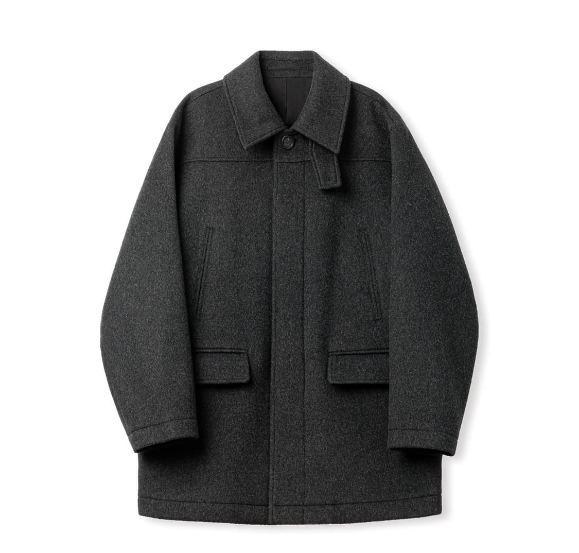 스테디에브리웨어 울 카코트 차콜 2 상품이미지1