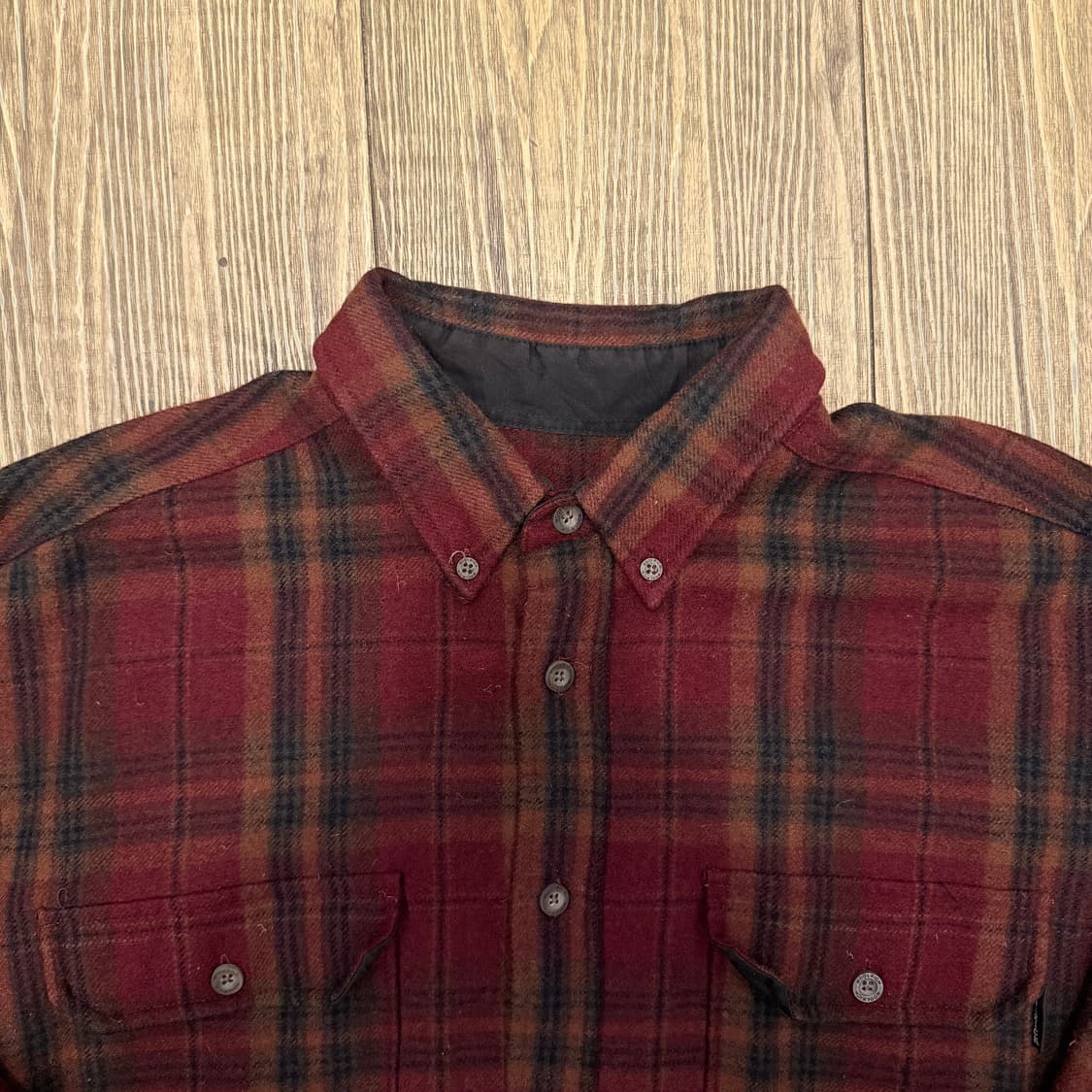 울리치 체크 울 셔츠 상품이미지2