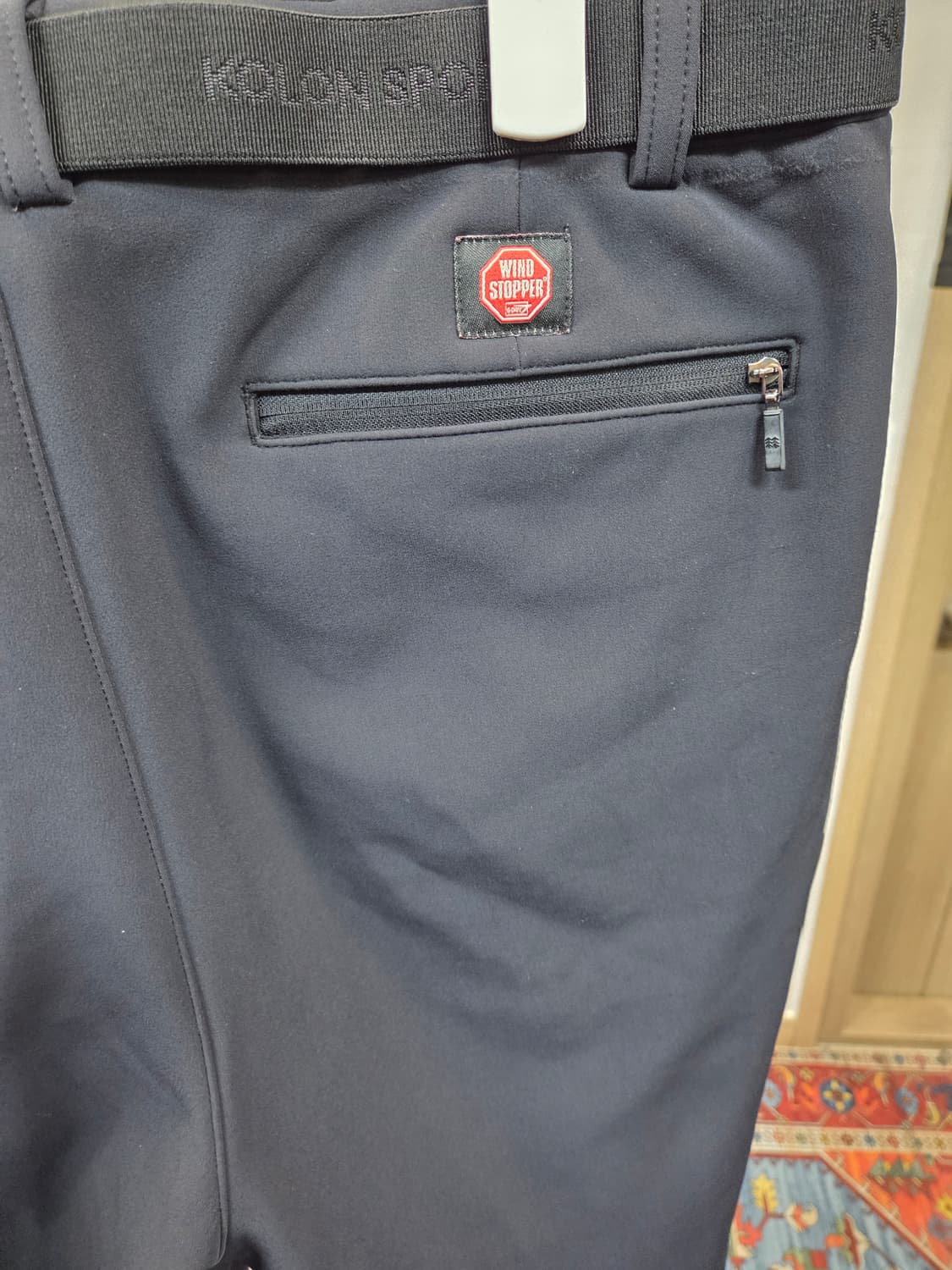 코오롱스포츠 원턱 안감기모 스판덱스 윈드스토퍼 팬츠 31 상품이미지3