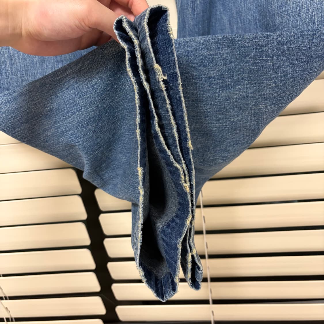 바우와우 Bowwow USN M44 미해군 덩가리 퍼티그 데님 팬츠 L 상품이미지7