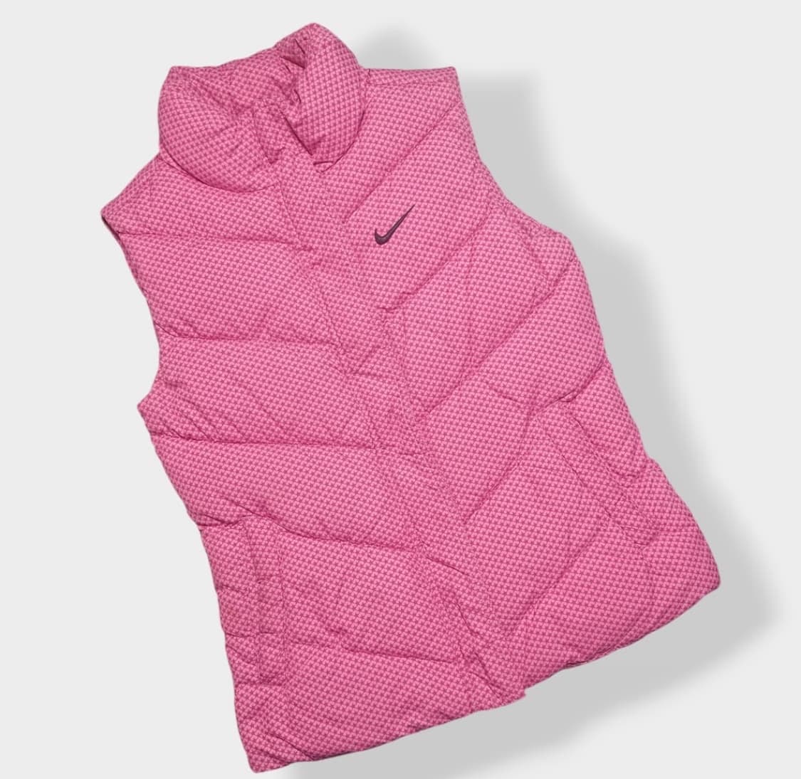 Nike pink vest 나이키 별패턴 패딩조끼 핑크 상품이미지1