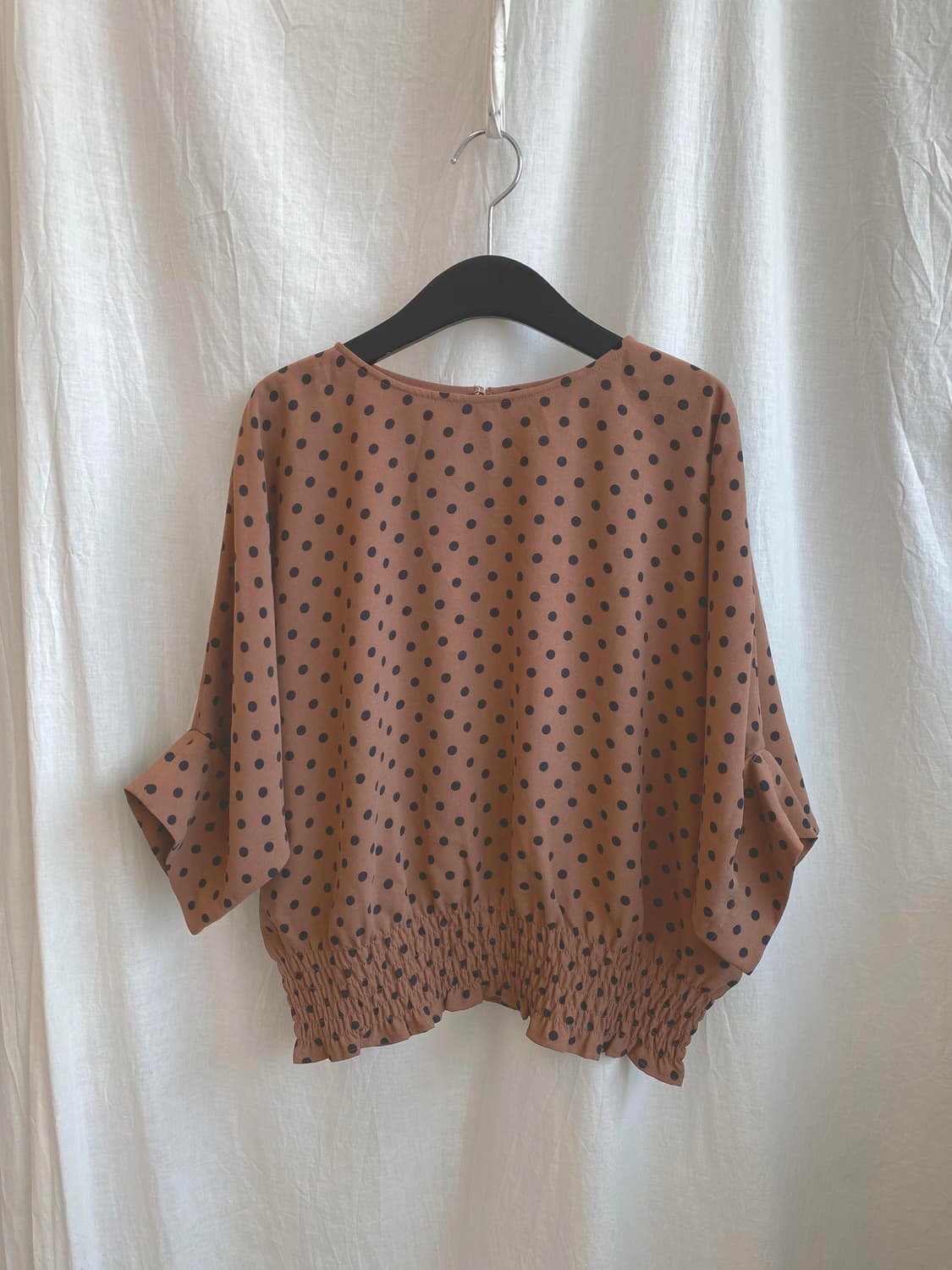 브릭 도트 블라우스(M) 상품이미지2
