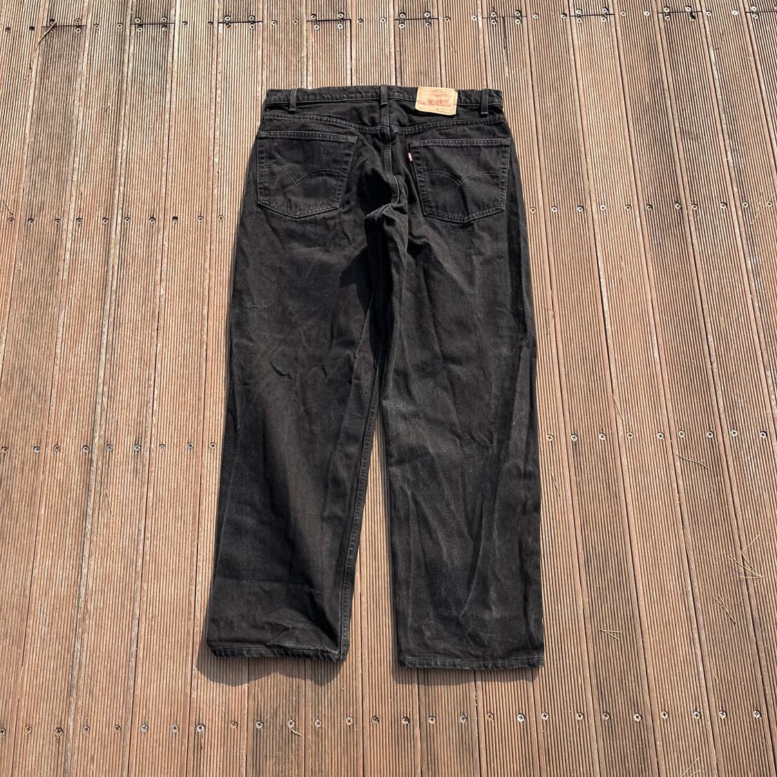 [38X32] 90s 빈티지 리바이스 565 블랙 상품이미지4