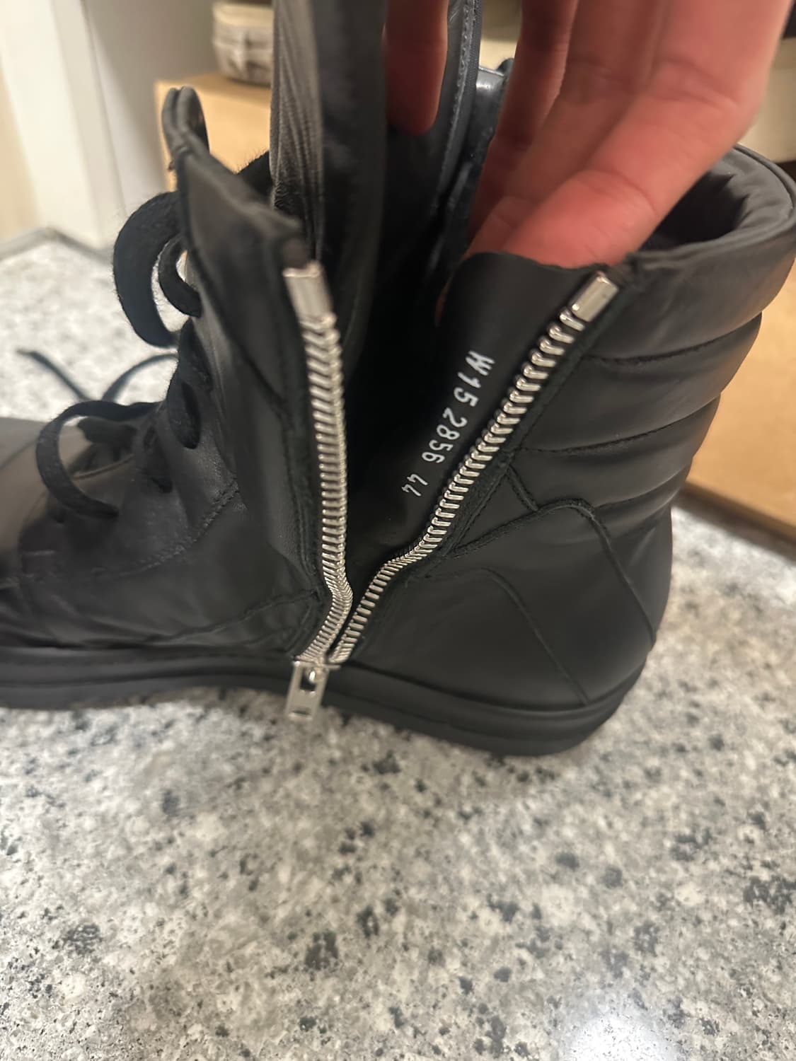 릭오웬스 / 지오바스켓 올블랙 / 44 상품이미지5