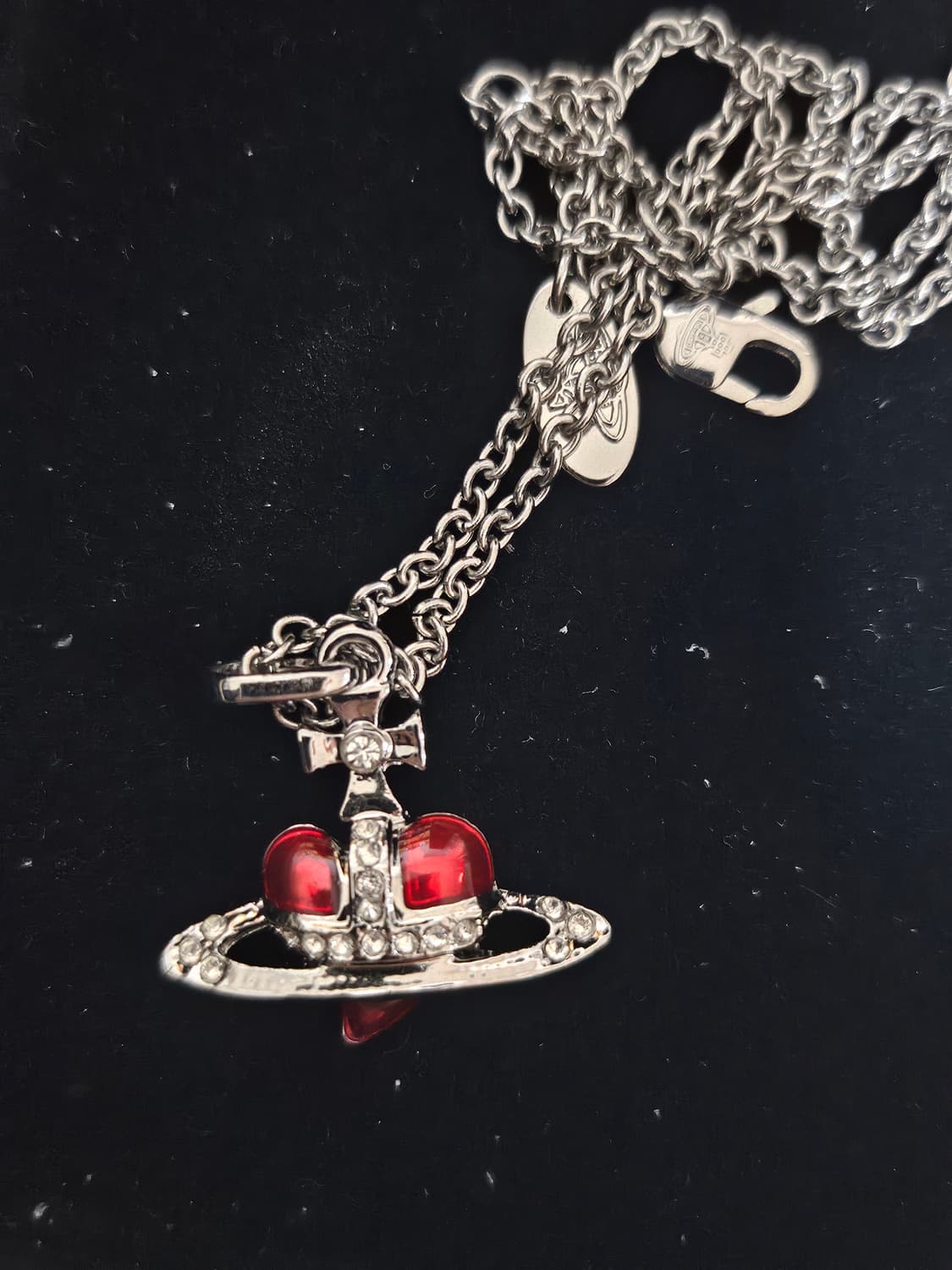 비비안웨스트우드 아르망떼 레드 목걸이 상품이미지1