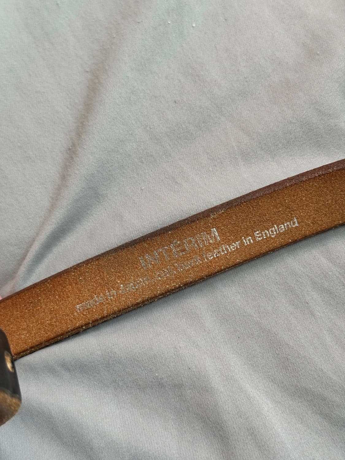 Interim 인테림 오크 바크 벨트 블랙 20mm 상품이미지3