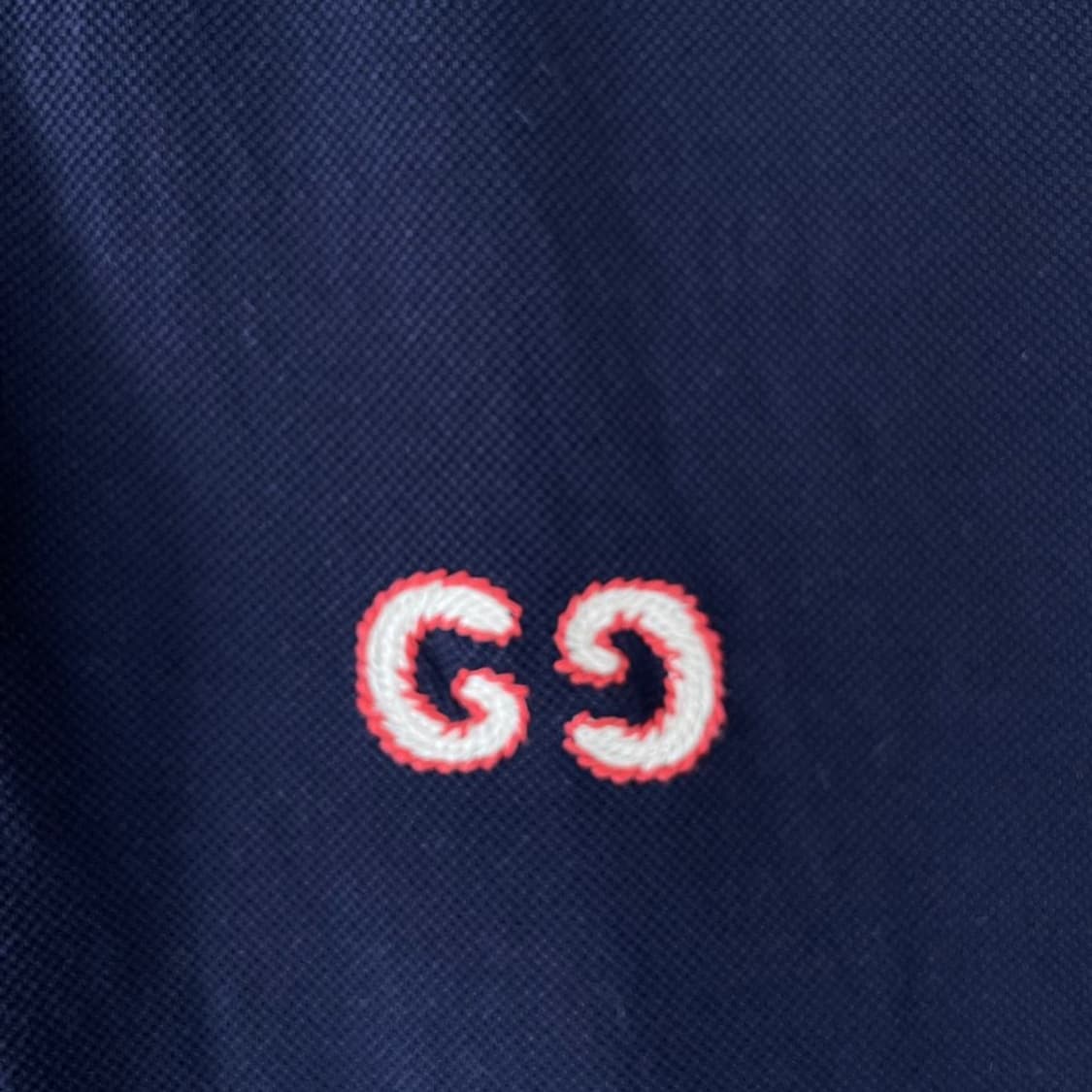 L 구찌 GG 엠브로이드 남성 반팔카라티셔츠 상품이미지4