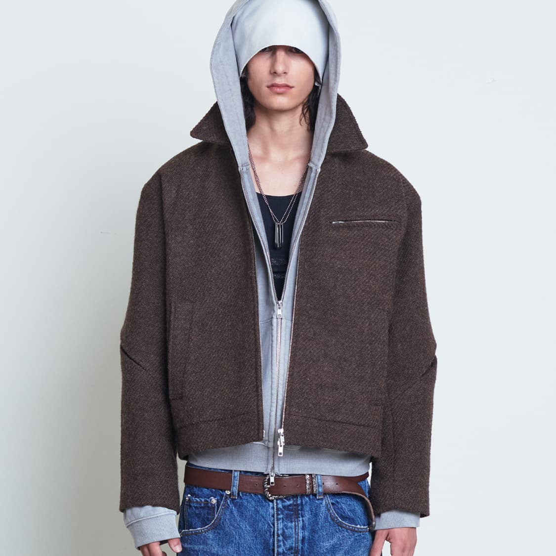 [1] 새상품 파프롬왓(파아카이브) 파 울 암 컷라인 재킷 팝니다 상품이미지1