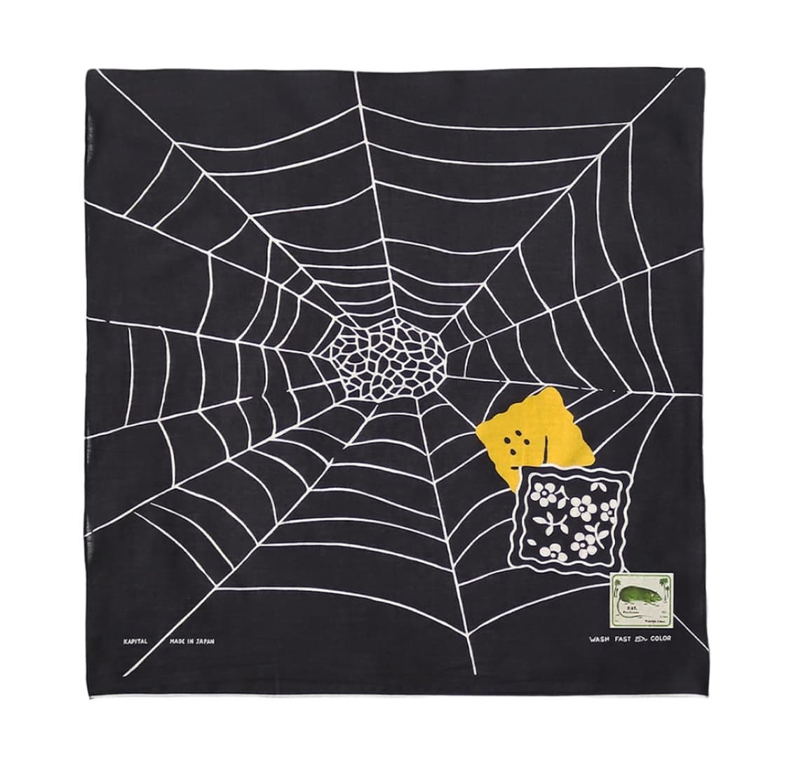 캐피탈 반다나 스카프 블랙 상품이미지1