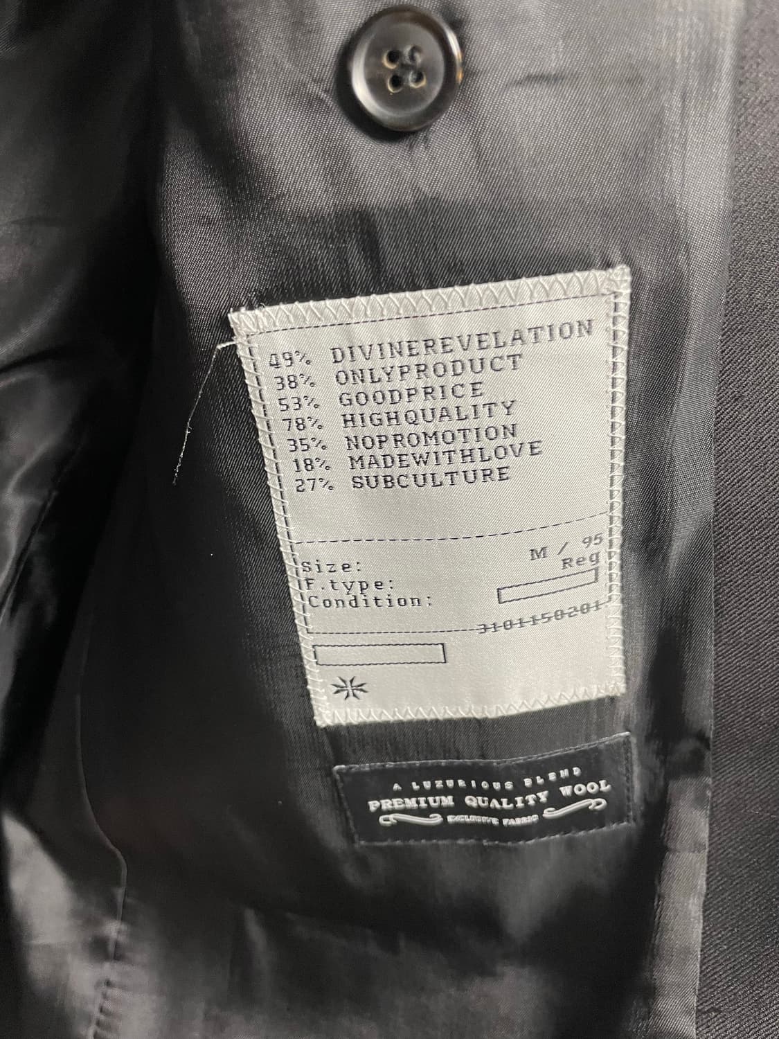 토니웩 더블 블레이저 m 블랙 상품이미지3