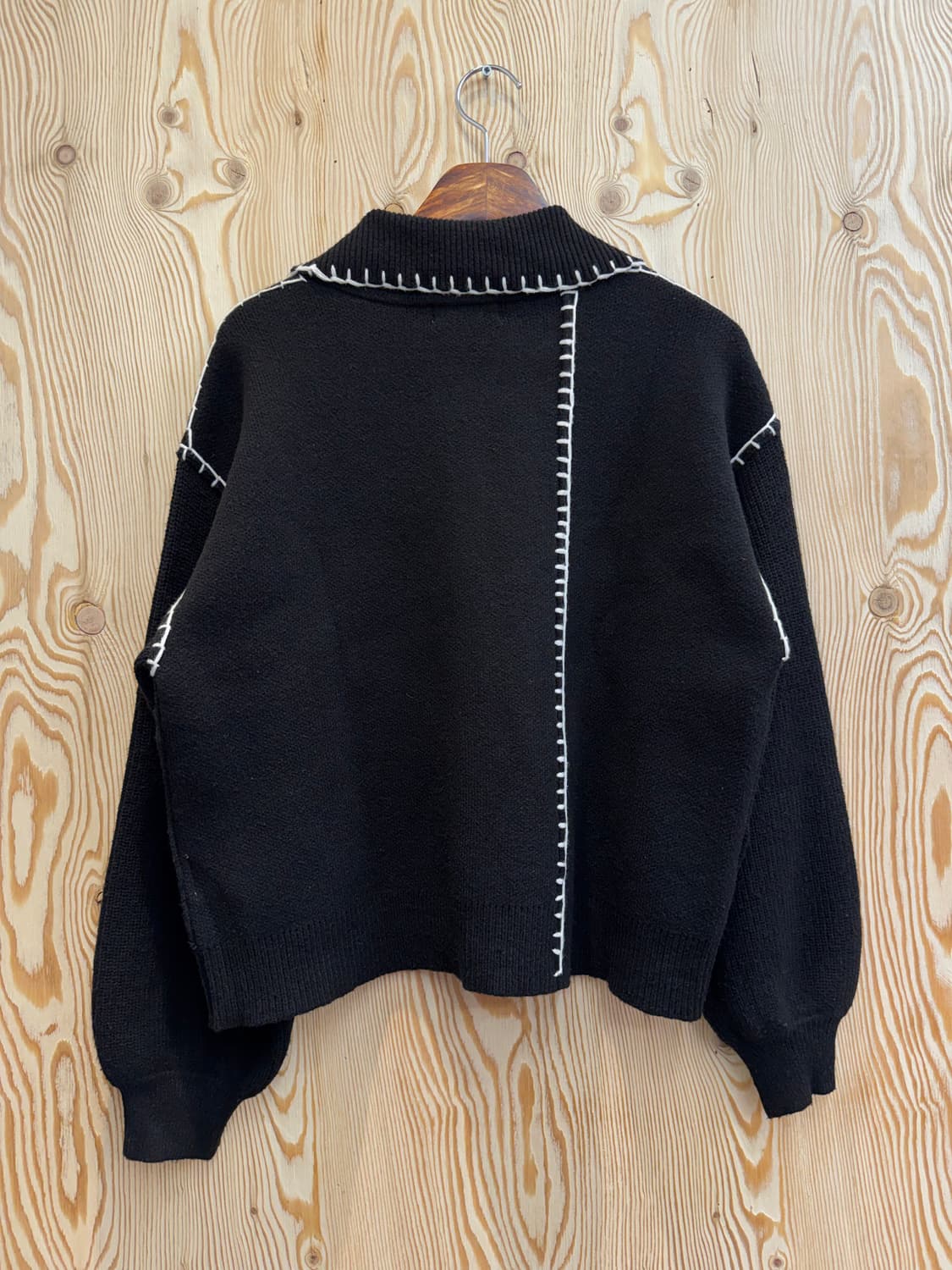 HARE 스티치 니트 가디건 상품이미지3