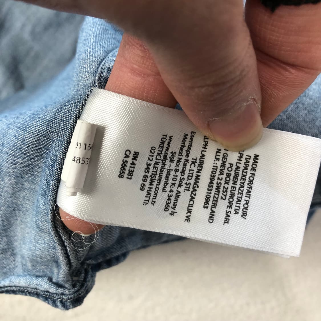 폴로 랄프로렌 데님셔츠 상품이미지6