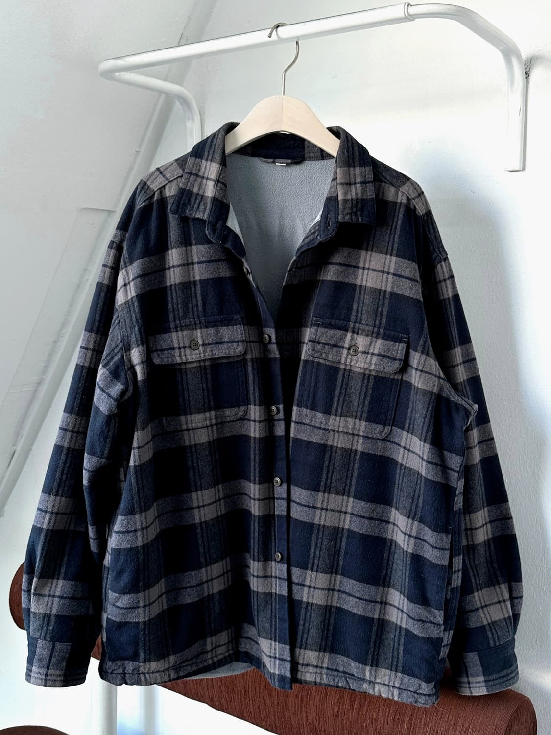 Inner fleece cpo design check blouson 상품이미지2