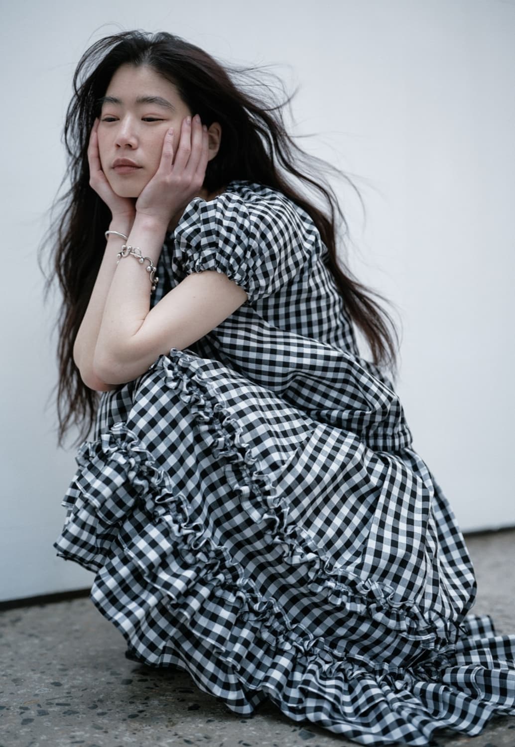 생긴스튜디오 치마 상하세트 1회착용 상품이미지1