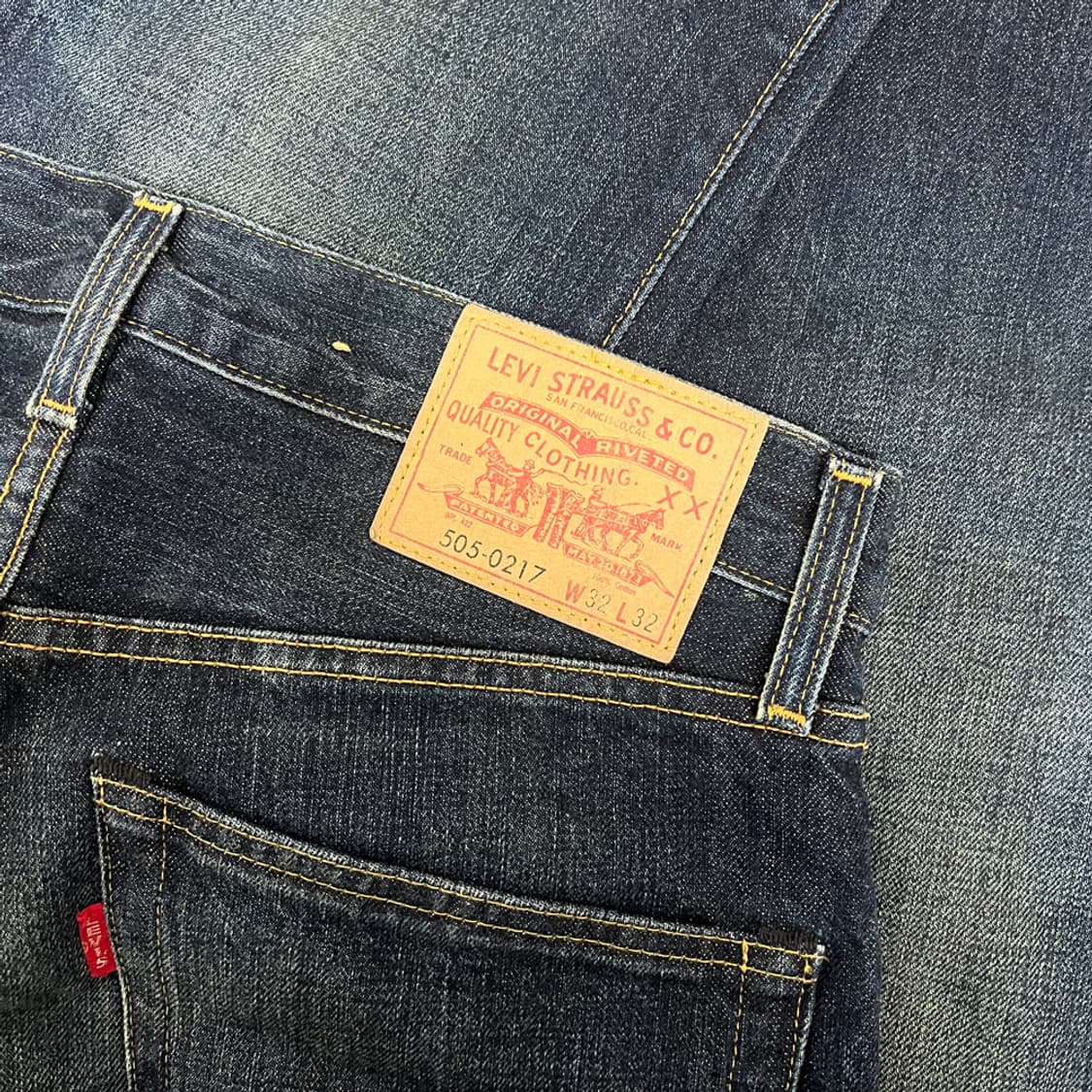 리바이스 505-0217 빅E 데님 팬츠 청바지 32 상품이미지4