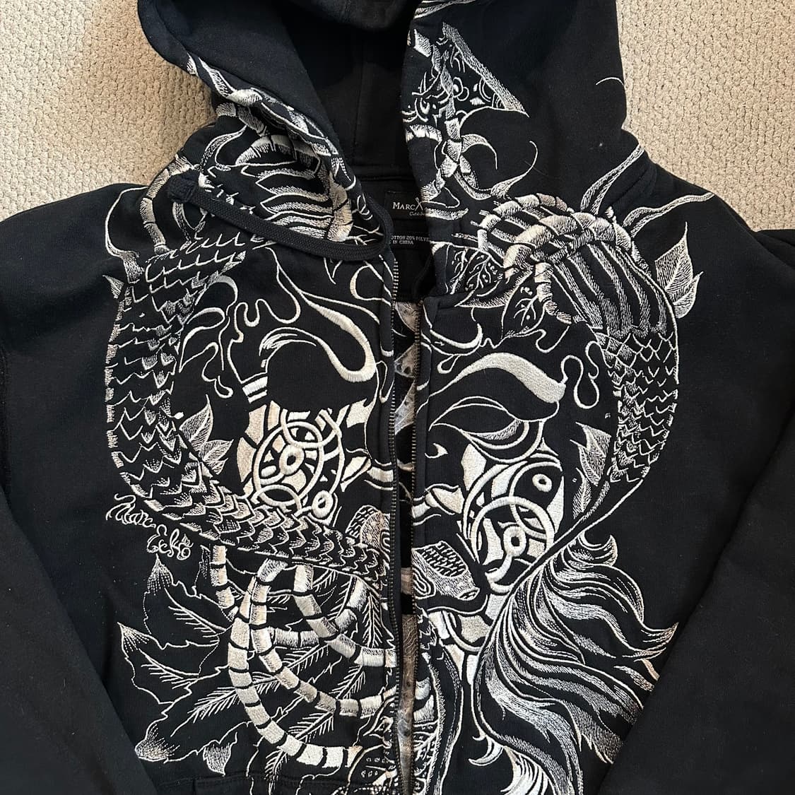 Marc Ecko Cut & Sew 오리엔탈 그래픽 풀집업 후드 상품이미지4