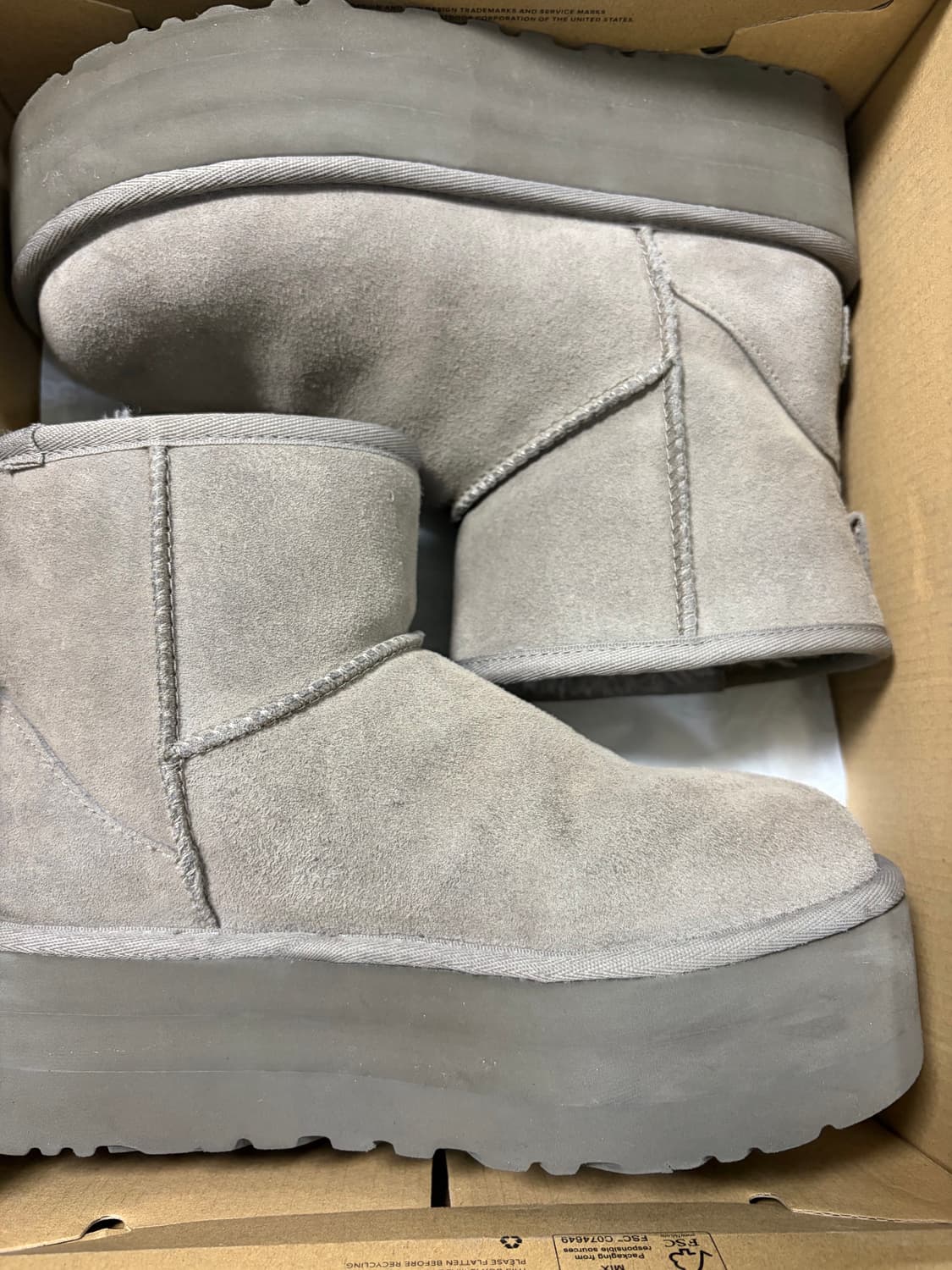 UGG 어그 클래식 미니 플랫폼 부츠 230 상품이미지5