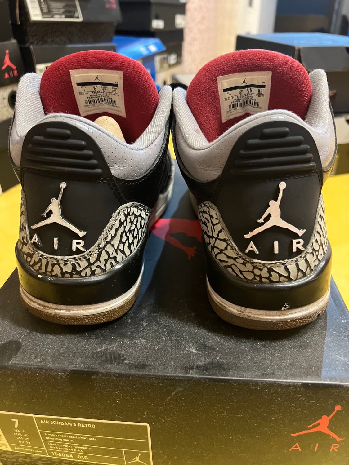 조던3 블랙시멘트 상품이미지5