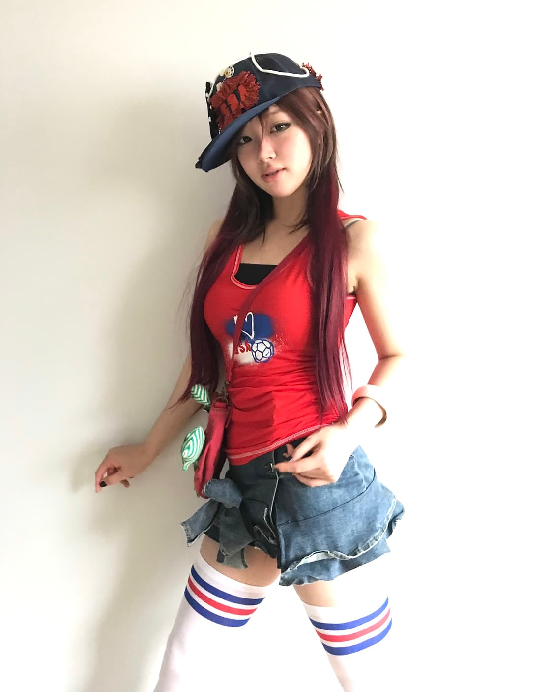 Custom🐾) Heart button highwest skirt 상품이미지5