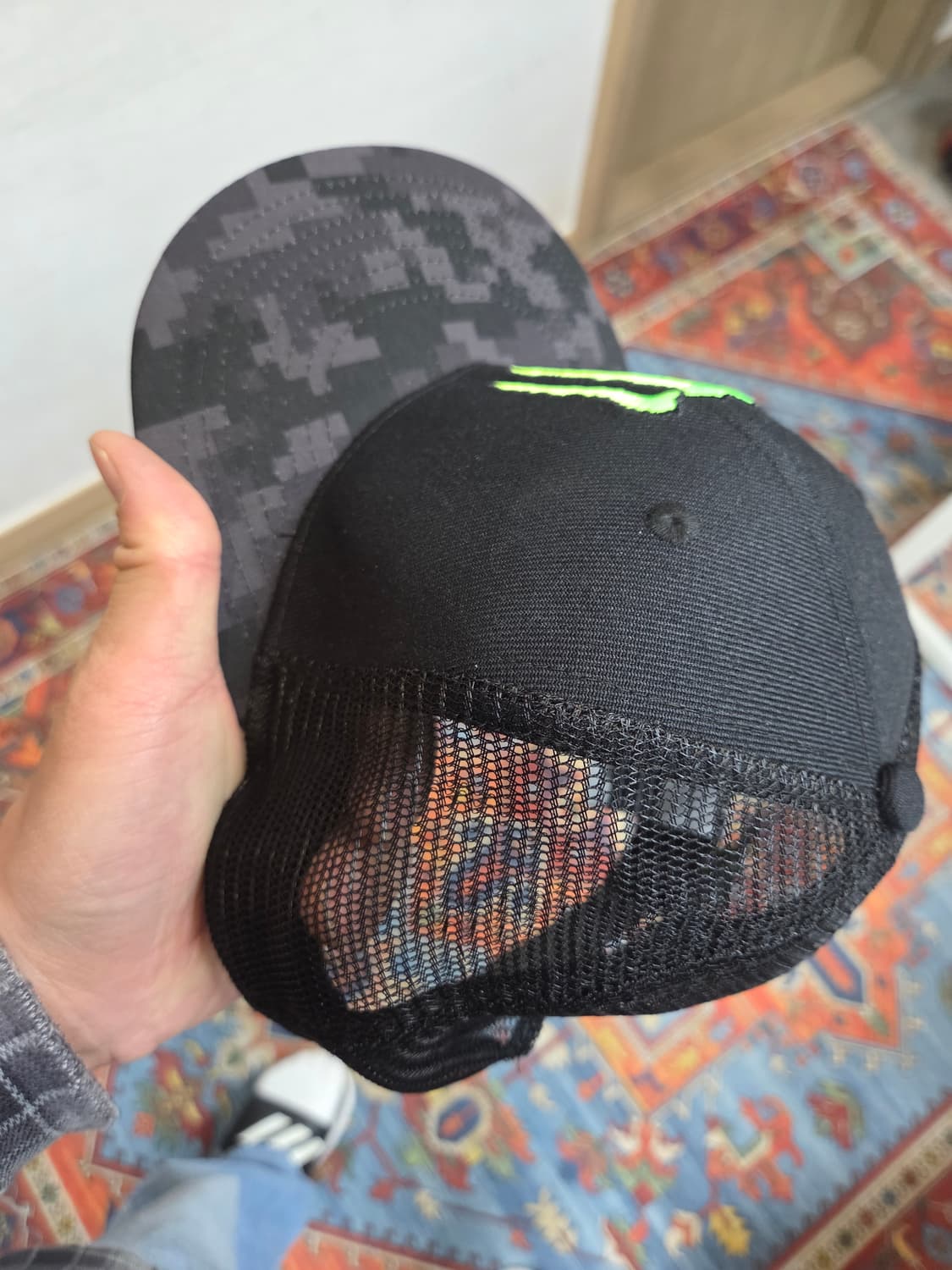 몬스터 에너지 디지털 카모 메쉬 스냅백 모자 프리  상품이미지4