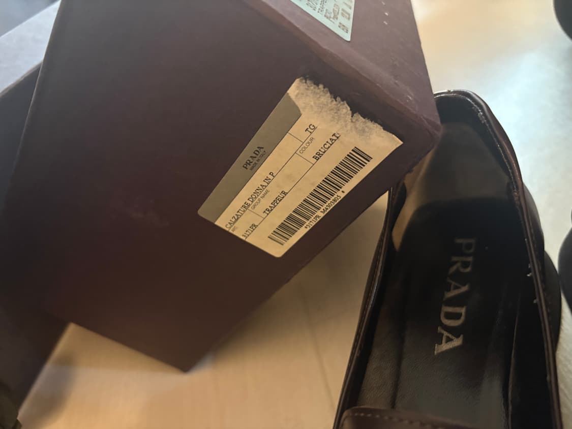 프라다 플랫폼 로퍼 브라운 상품이미지8