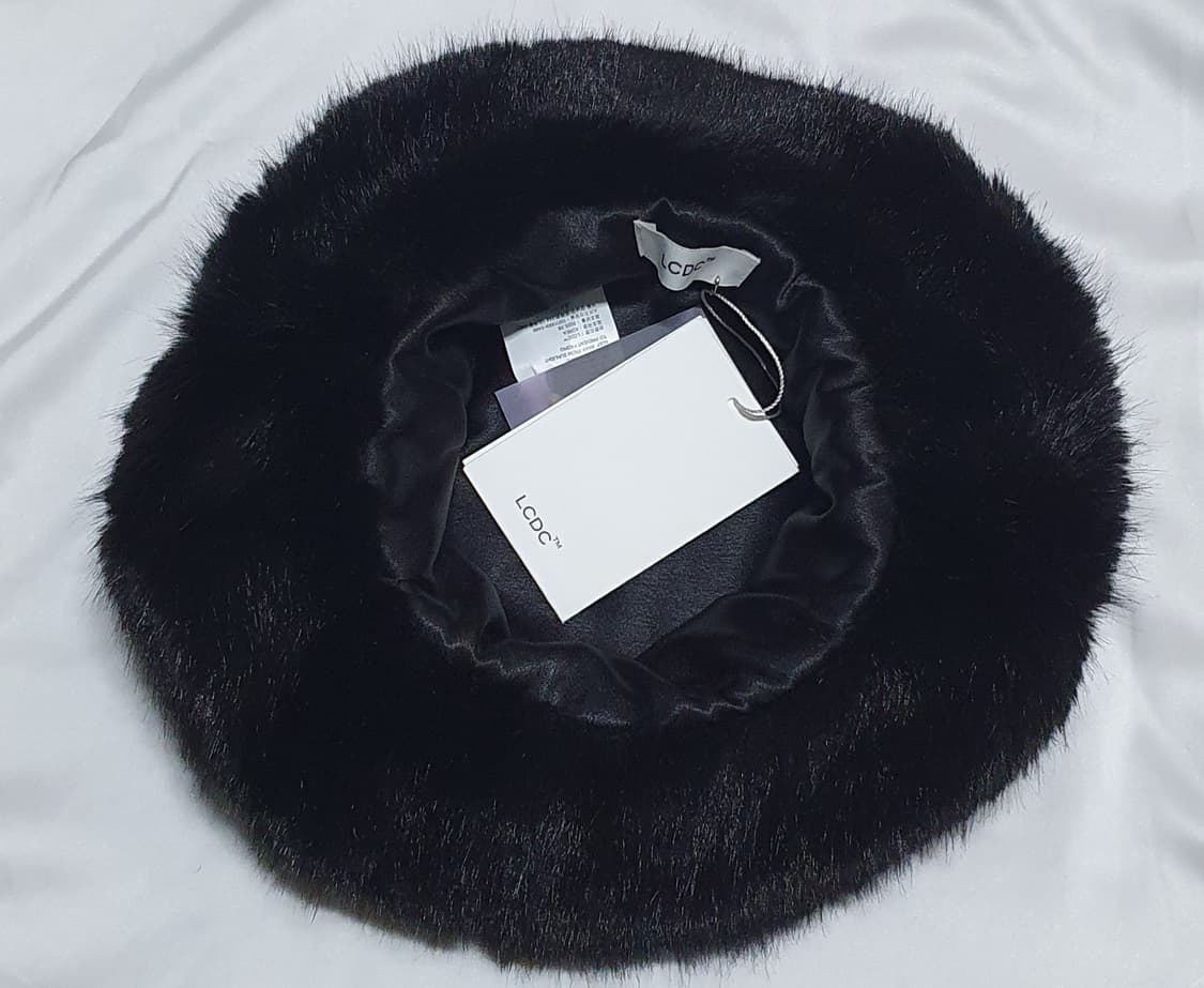 블랙 LCDC 엘씨디씨티엠 은하철도999 메텔 퍼 털 벙거지 모자 상품이미지8