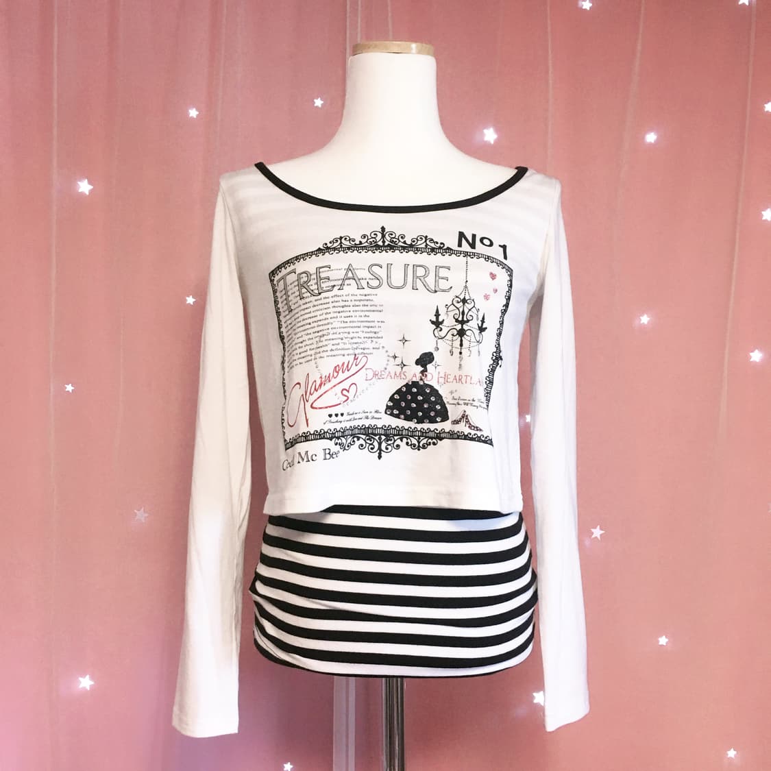 세실맥비 레이어드 탑 갸루 헤이세이 y2k 유일매물 상품이미지2