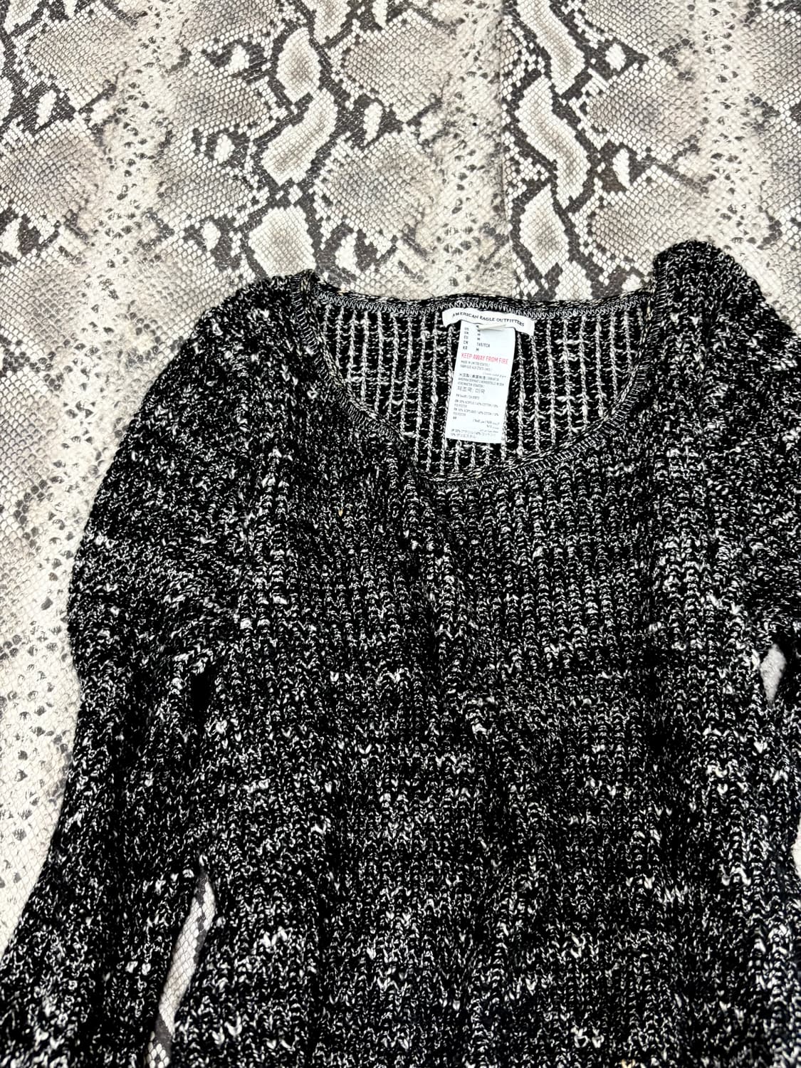“American eagle ”shirring Detail Knit Sl 상품이미지4