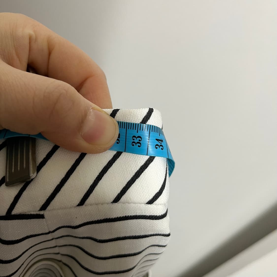 랑방 마 혼방 스트라이프 패턴 플레어 롱 스커트 61 상품이미지6