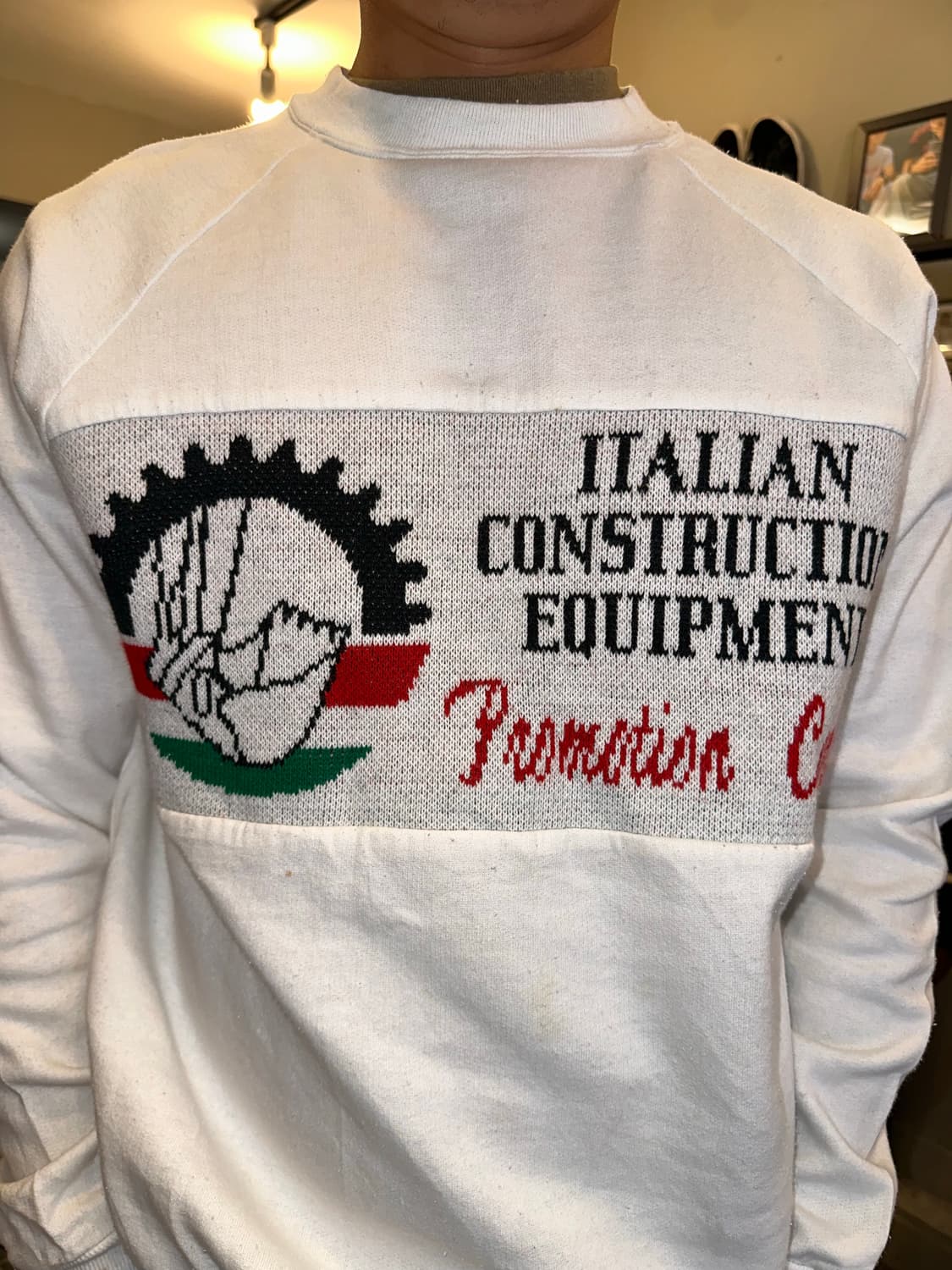 90’s Logos Italian logo material sweat 상품이미지4