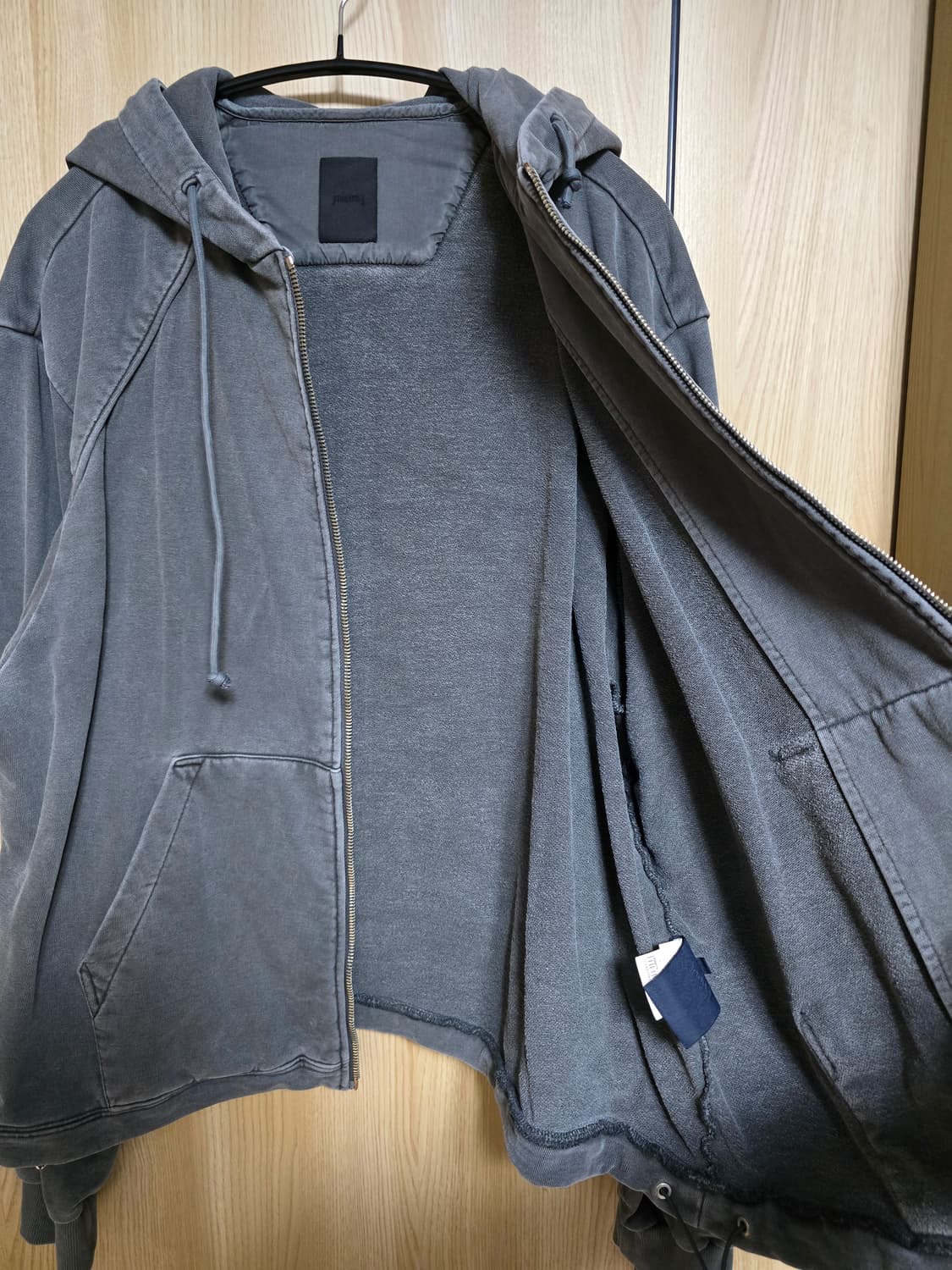 [준지][M/46] 21fw 가먼트다잉 조거 셋업 상품이미지5