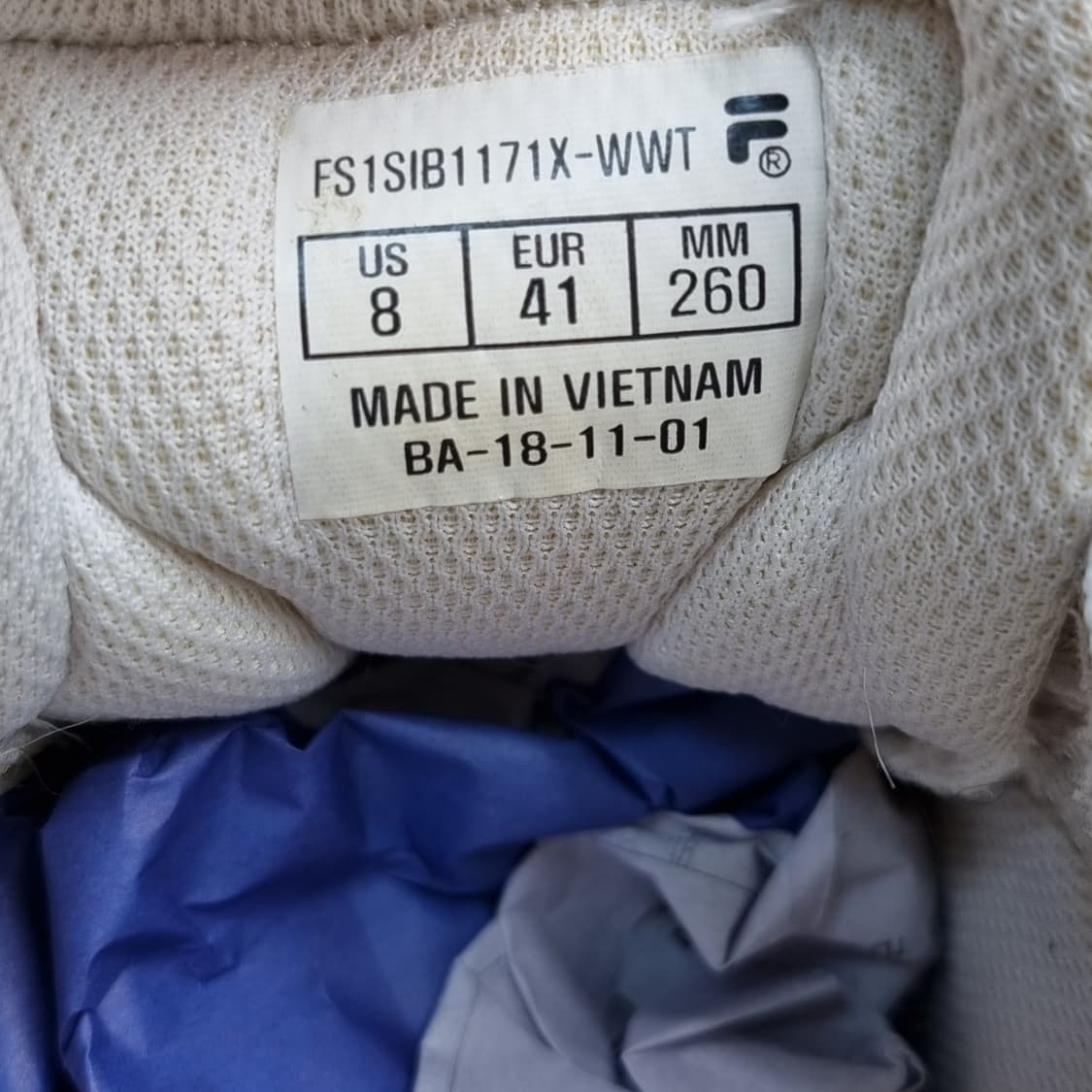 휠라 레이 테이피 테잎 남성운동화260 상품이미지6