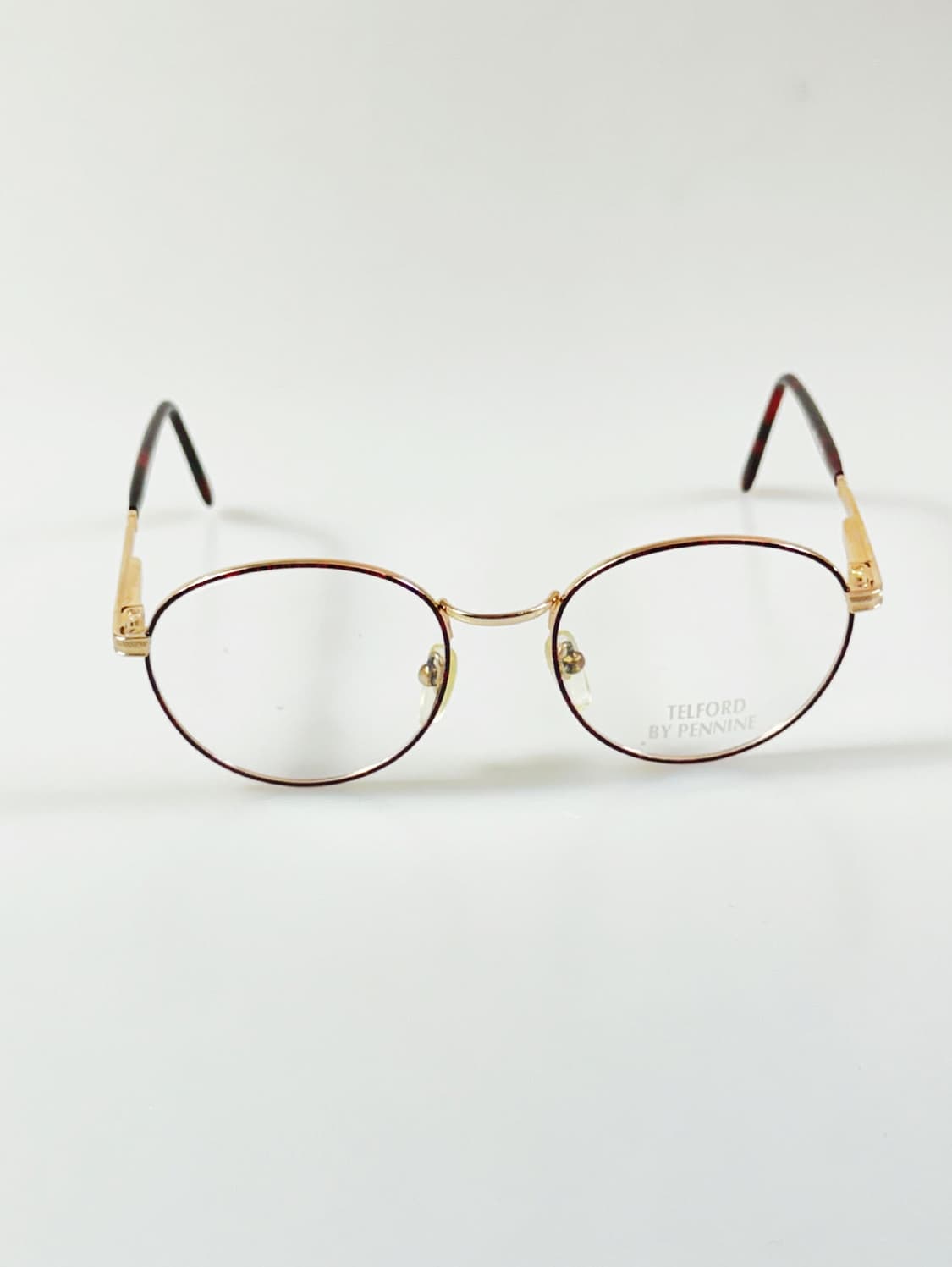 90s 영국제 PENNINE 옵티컬 클래식 라운드 빈티지 안경 상품이미지1