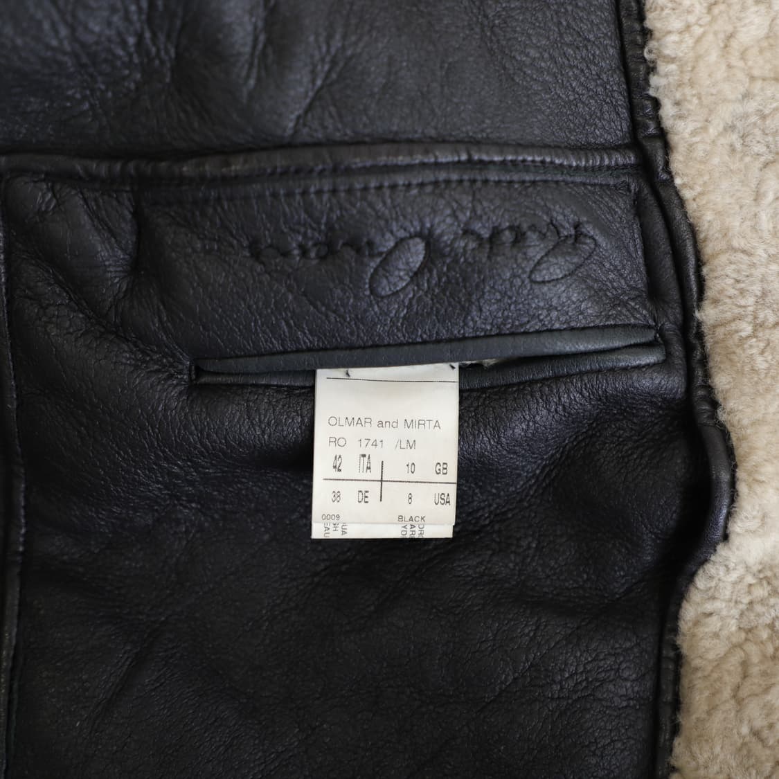 42 / Rick Owens 릭오웬스 아카이브 리버시블 무스탕 자켓 상품이미지10