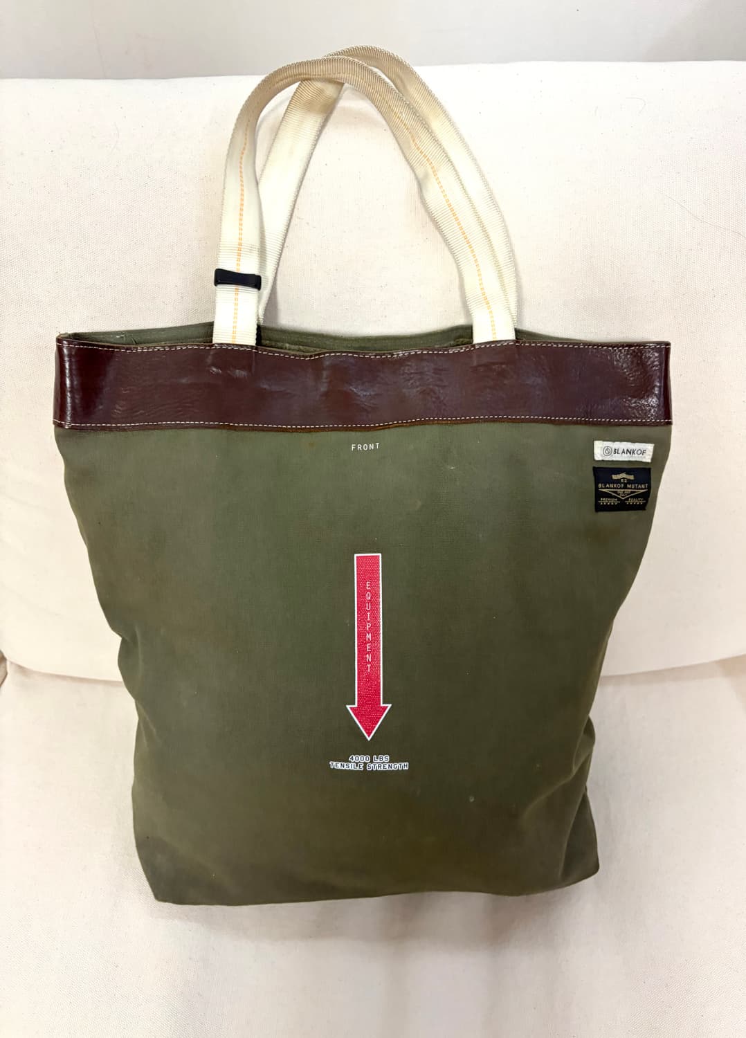 BLANKOF의 튼튼한 캔버스 토트백 상품이미지8