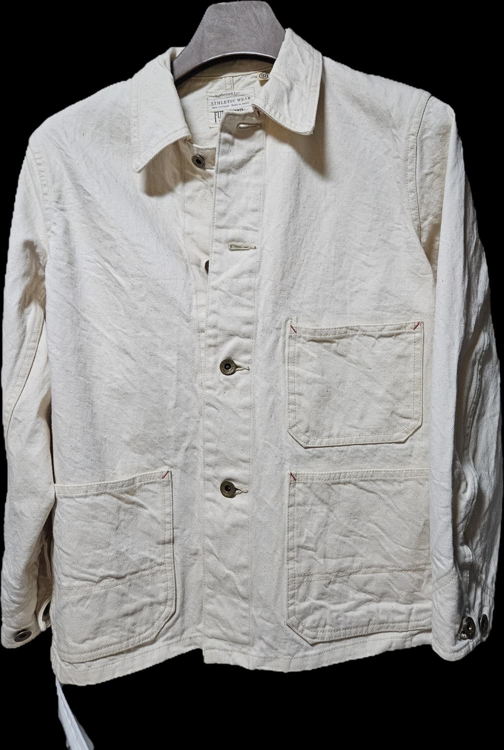 풀카운트 에크루 데님 초어 자켓 38사이즈 판매합니다 상품이미지3