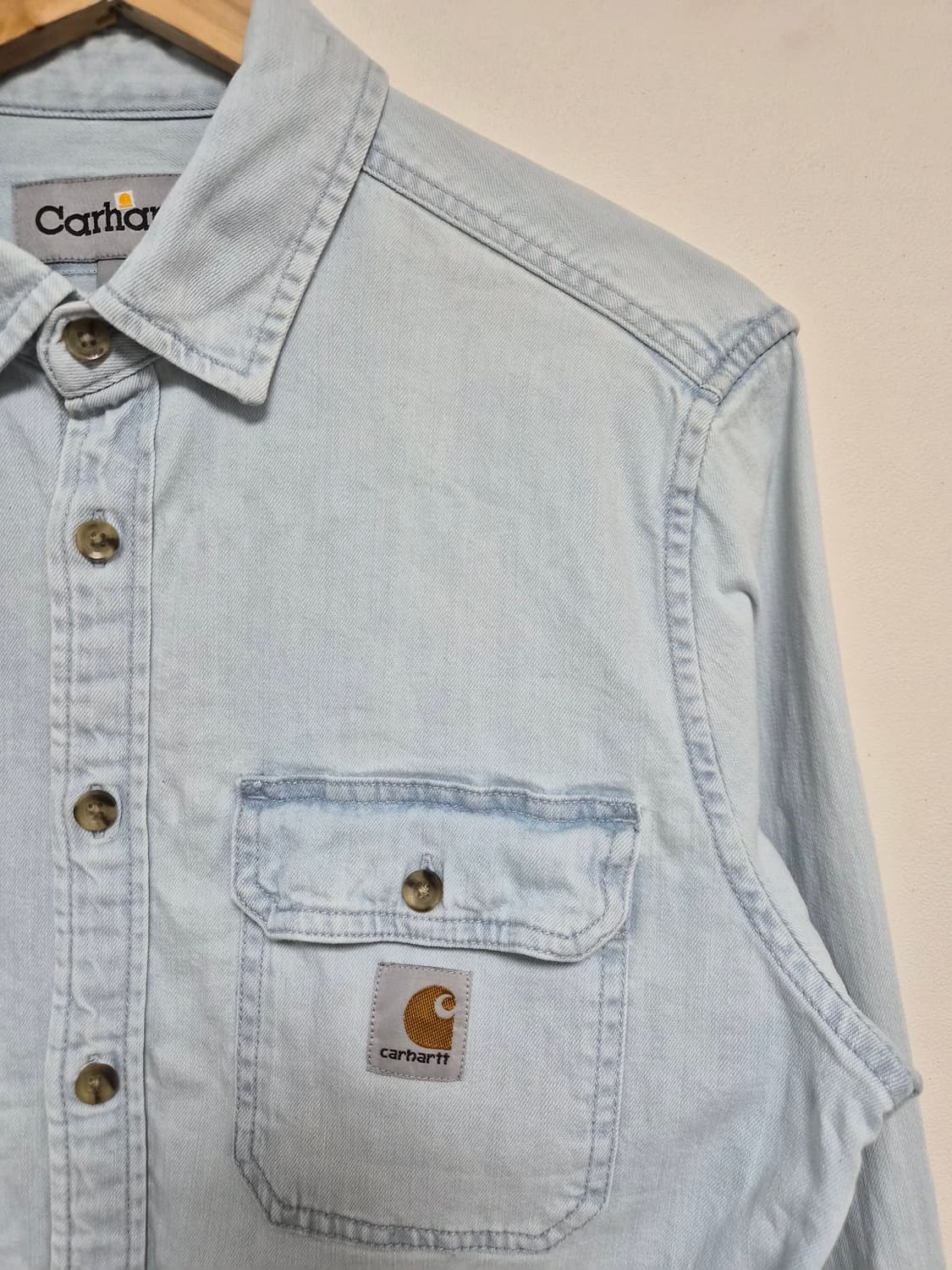 칼하트Carhartt 데님 셔츠 M - S226 상품이미지3