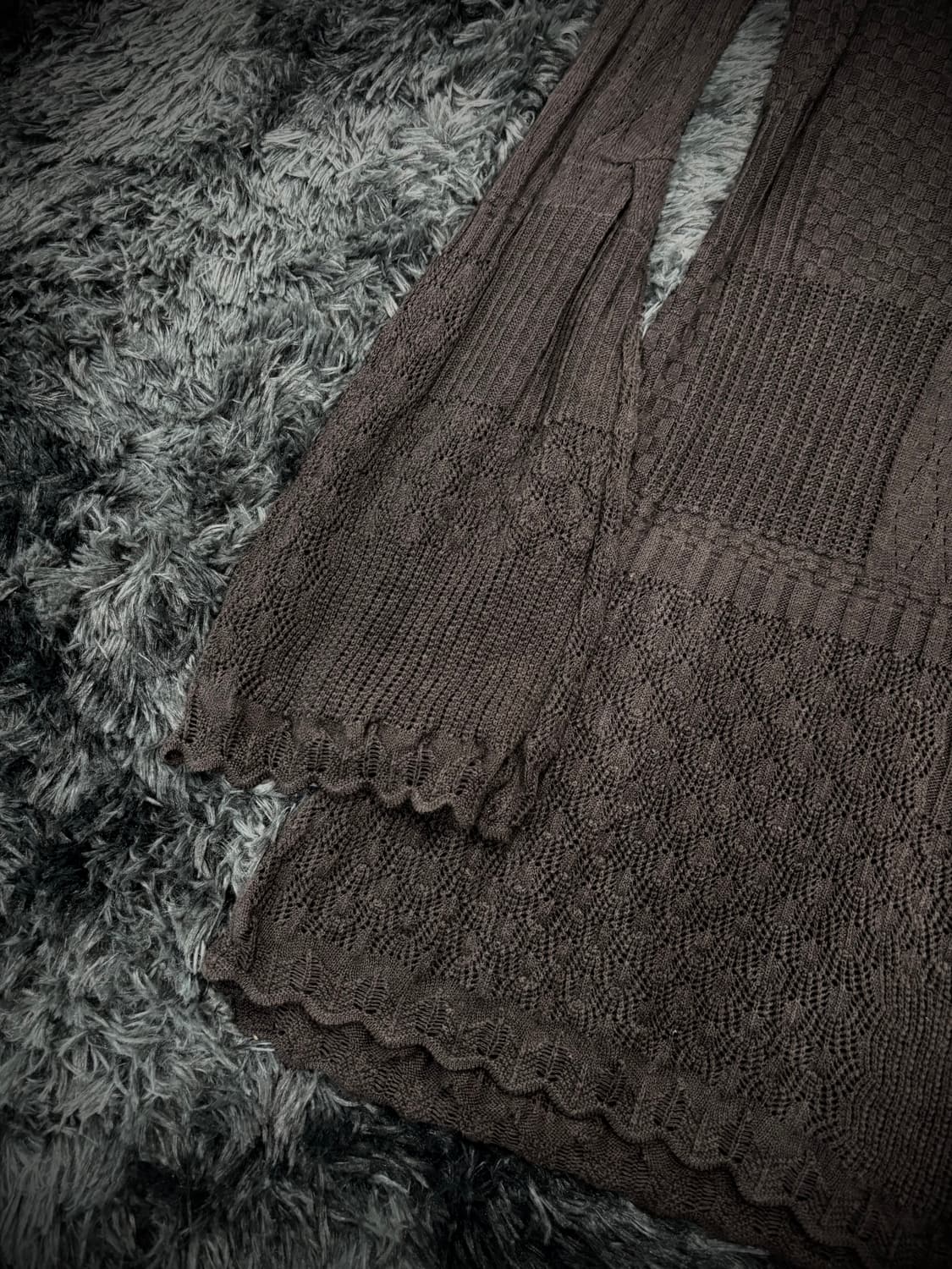 Hysteric Glamour 크로쉐 시스루 니트 원피스 상품이미지4