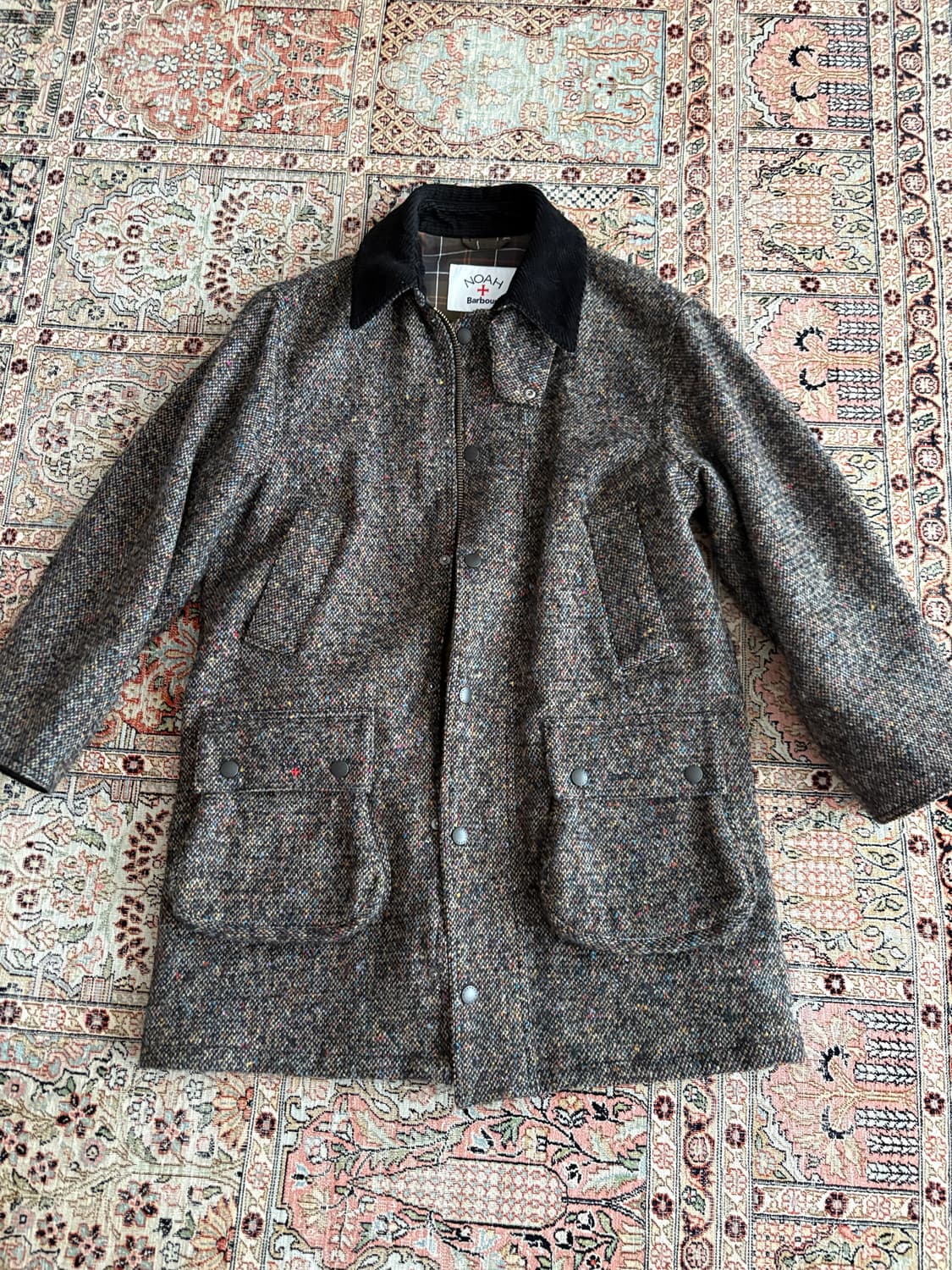 바버 노아 도네갈 트위드 코트 상품이미지1