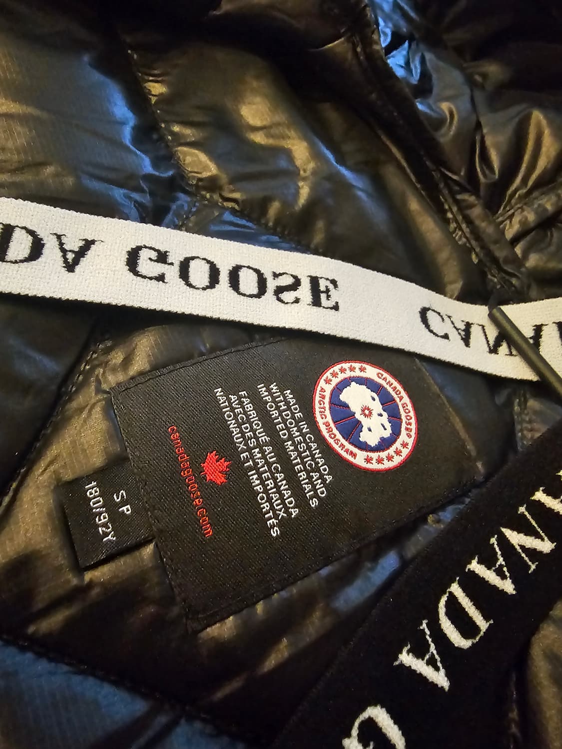 캐나다구스 크로프턴 다운 후디 블랙 s 경량패딩 상품이미지3