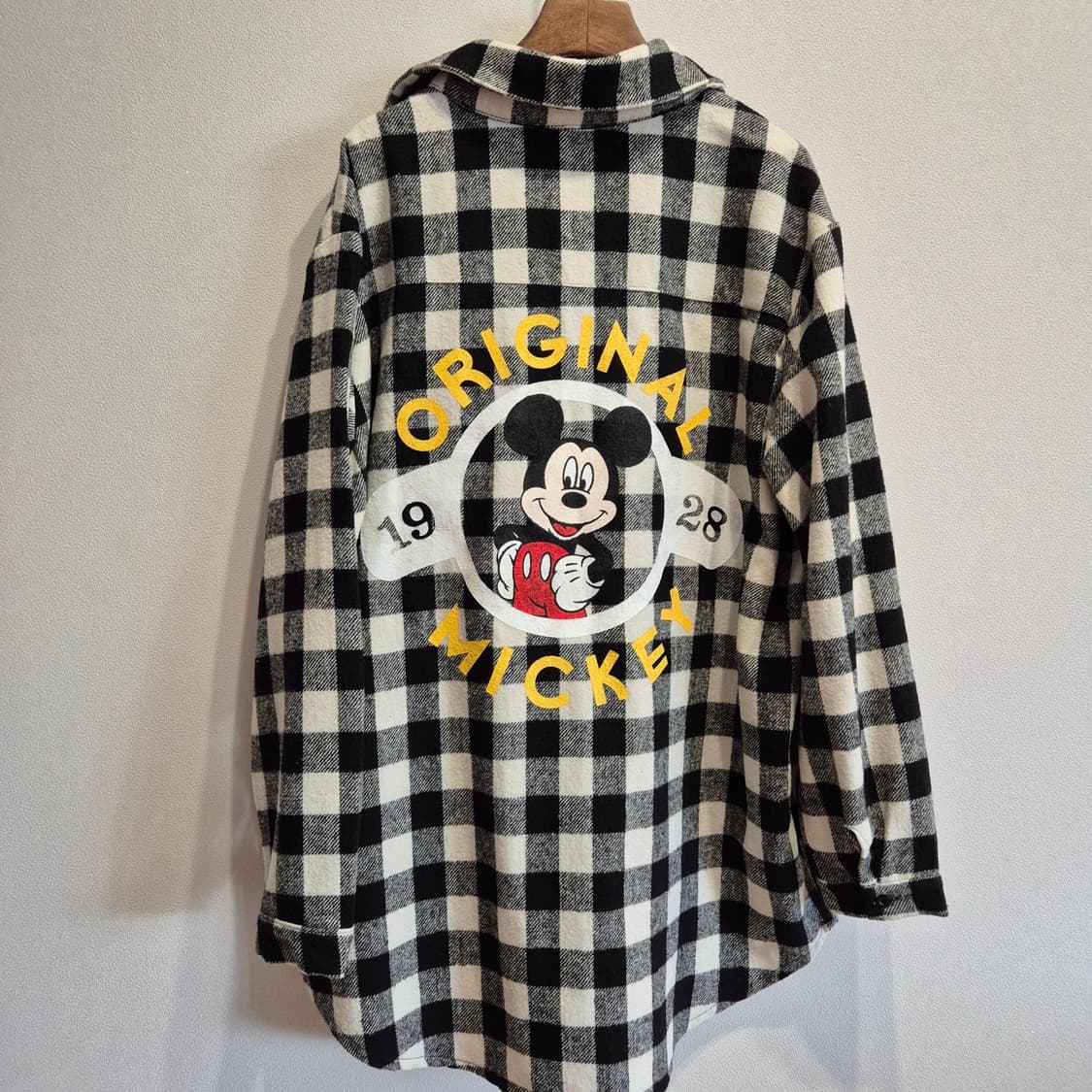 디즈니 미키마우스 체크 셔츠 남방 상품이미지7