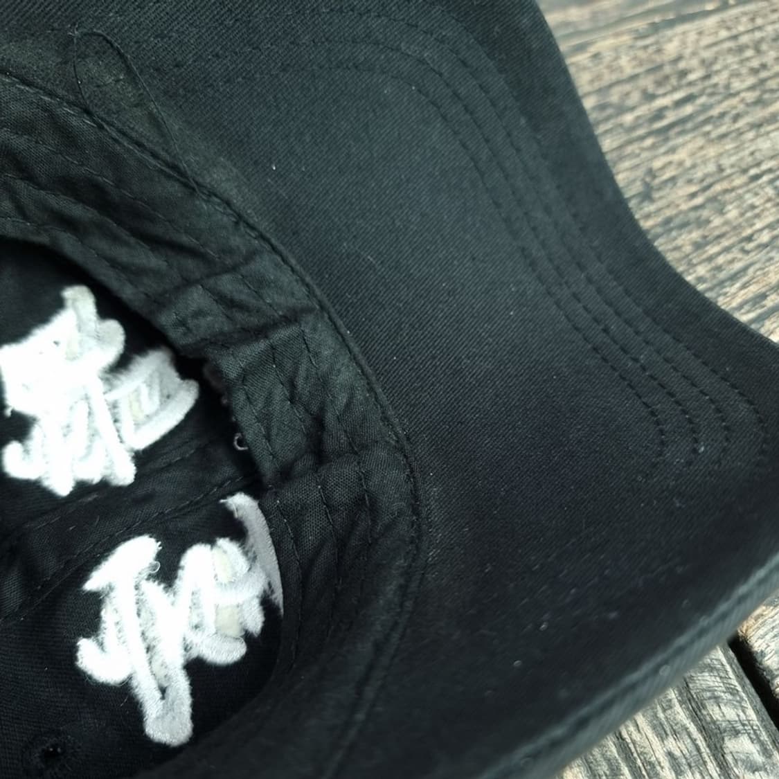 [다크룸 스튜디오] 빅로고 자수 볼캡 블랙 M19585 상품이미지10